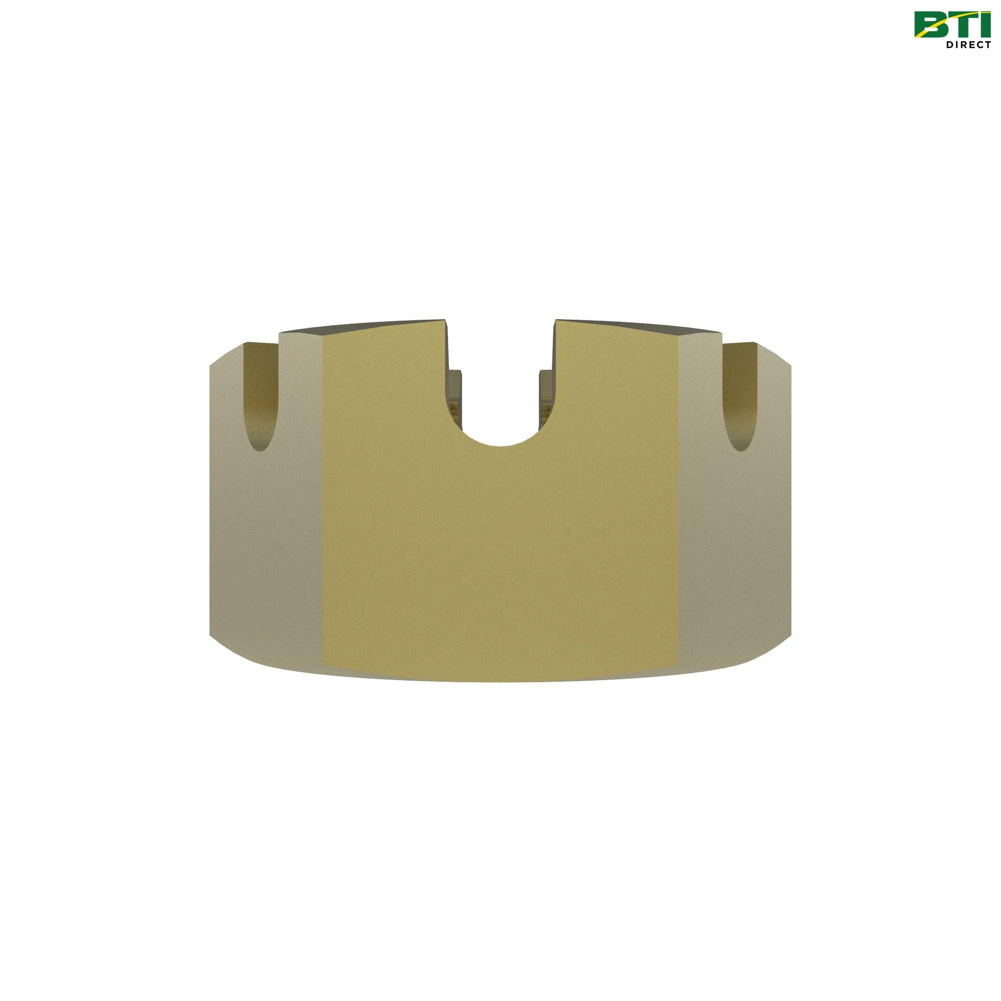 14H920: Hexagonal Slotted Nut, 1"