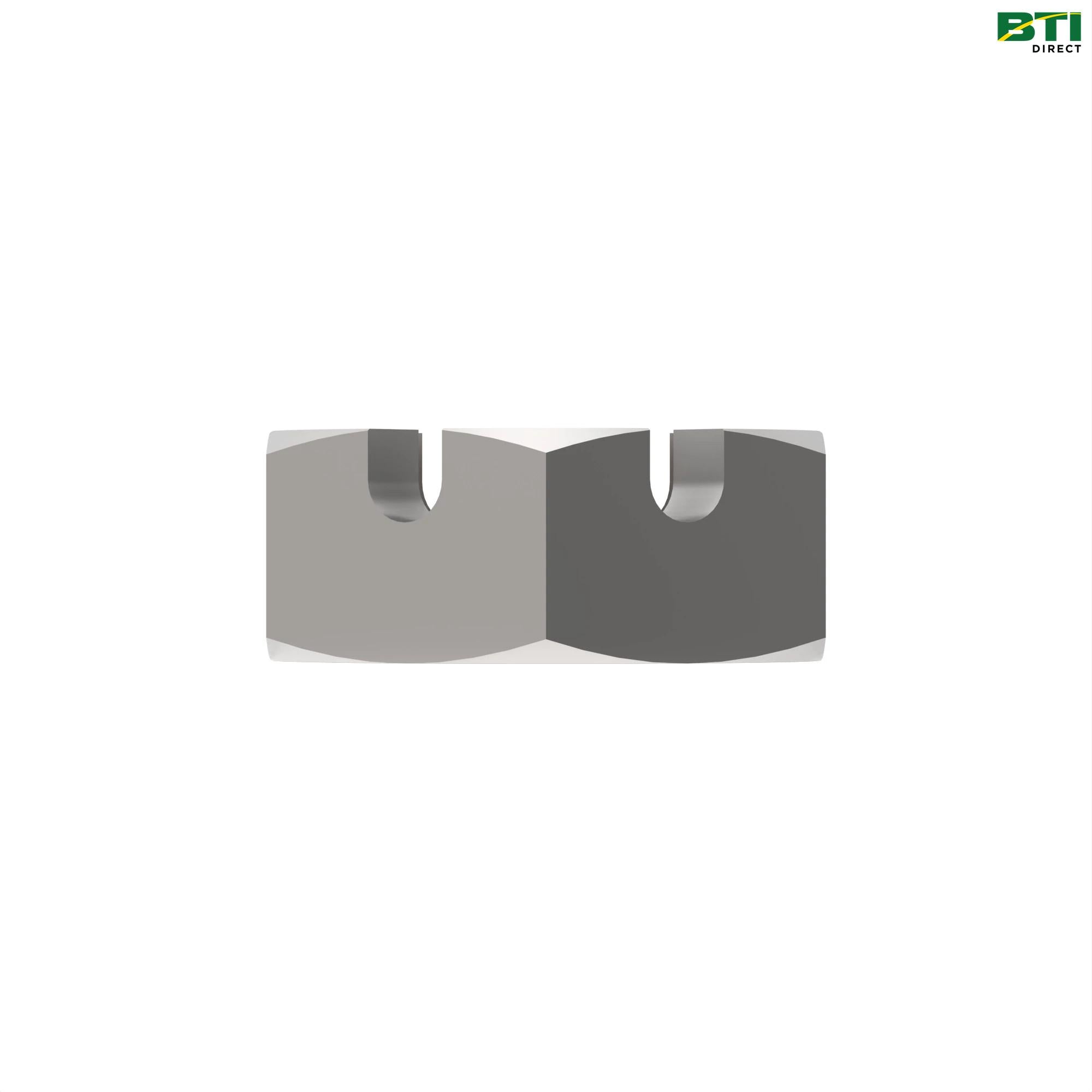 14M7181: Hexagonal Slotted Nut, M24
