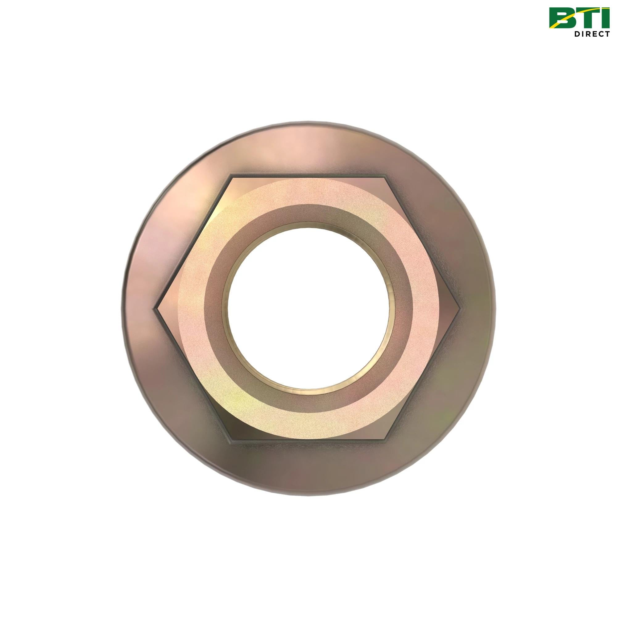 14M7291: Hexagonal Flange Lock Nut, M16