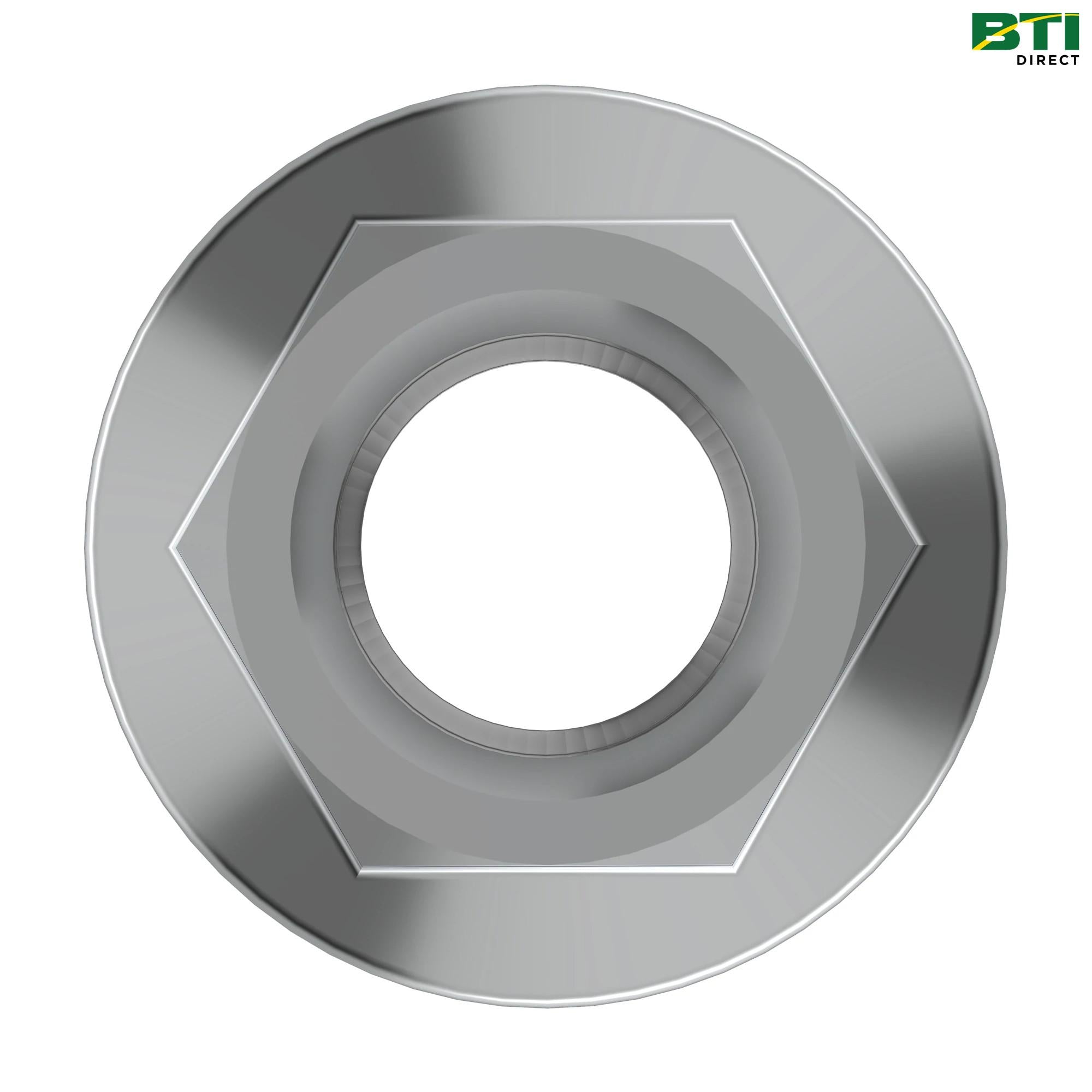 14M7298: Hexagonal Flange Nut, M8