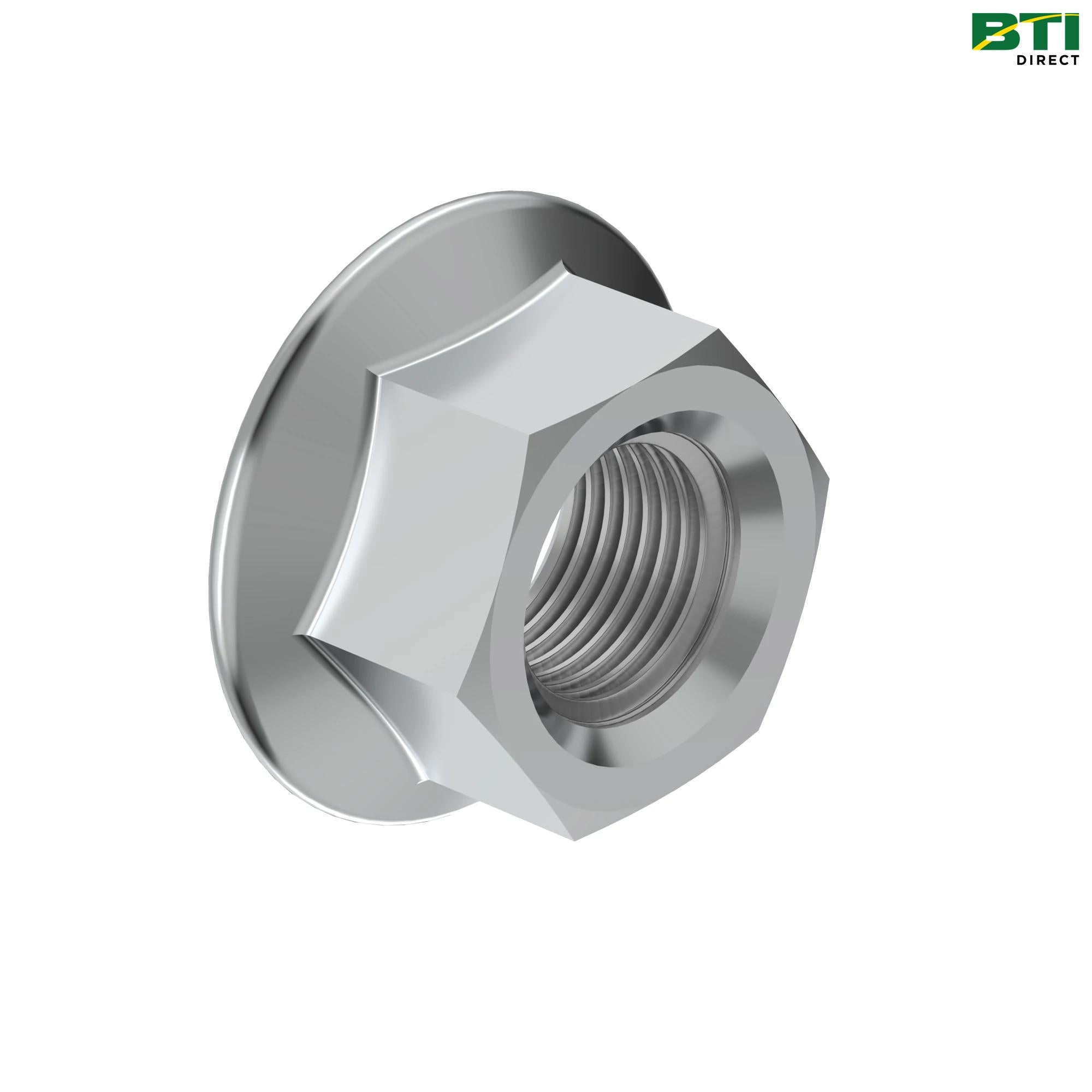 14M7299: Hexagonal Flange Nut, M12