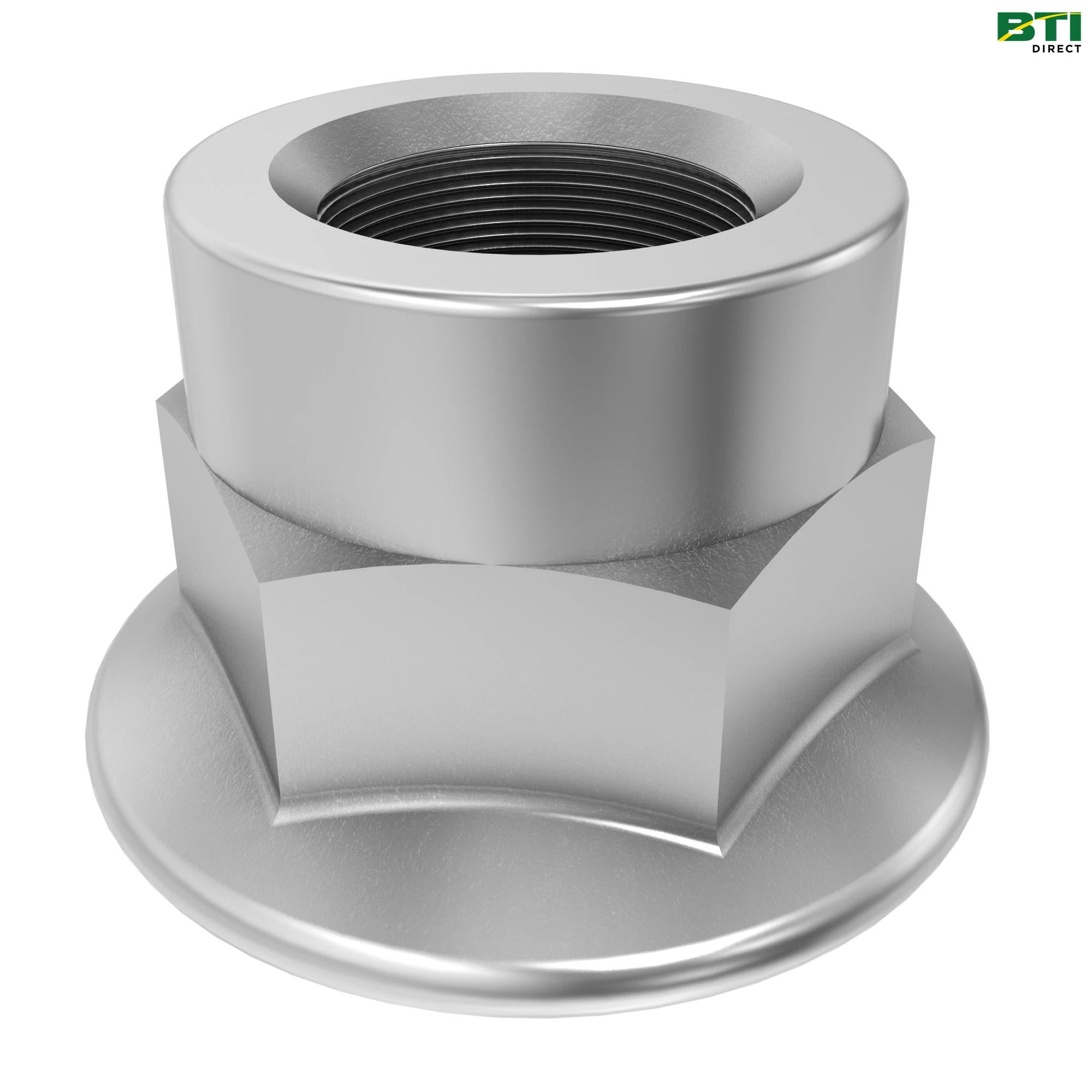 14M7396: Hexagonal Flange Lock Nut, M8