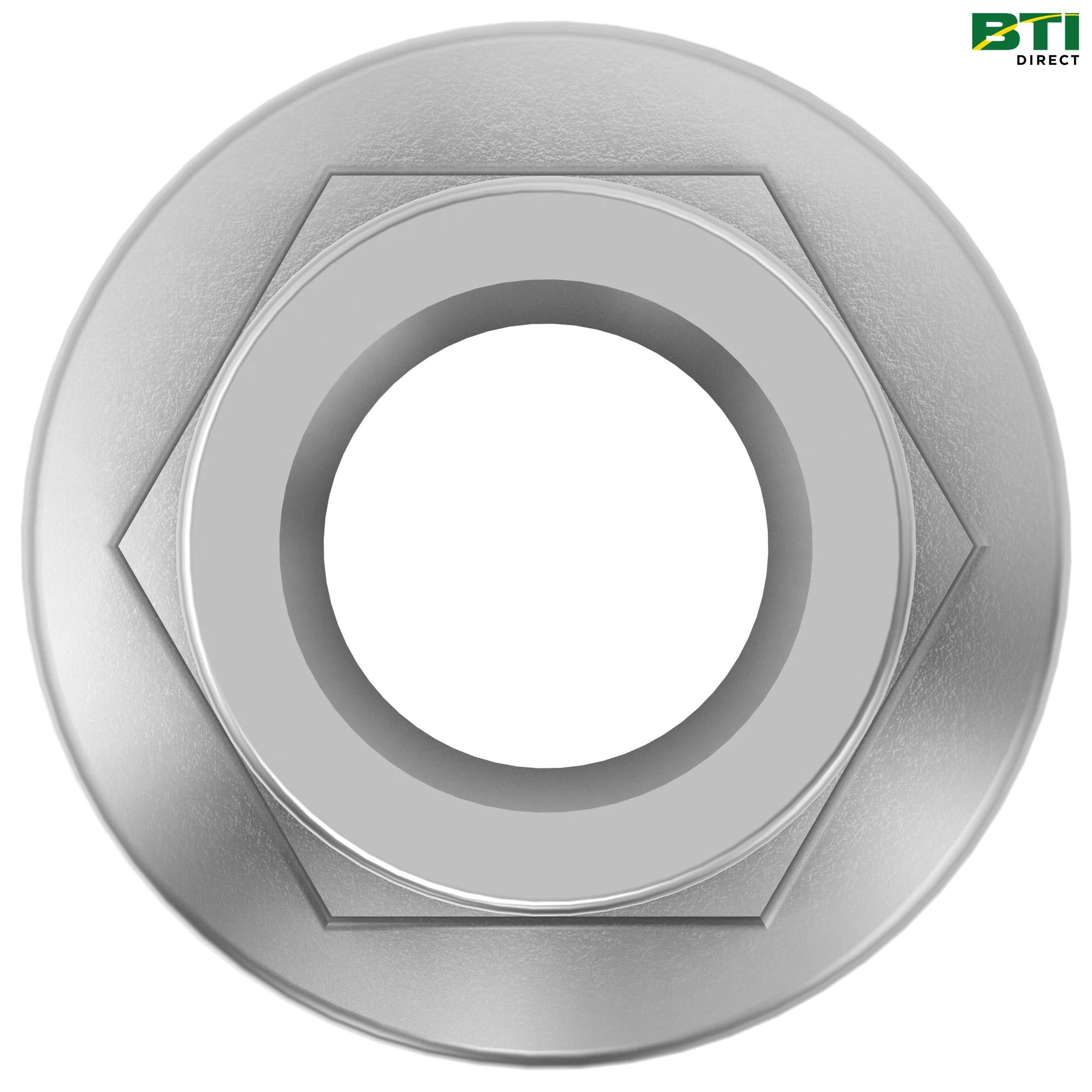 14M7397: Hexagonal Flange Lock Nut, M6