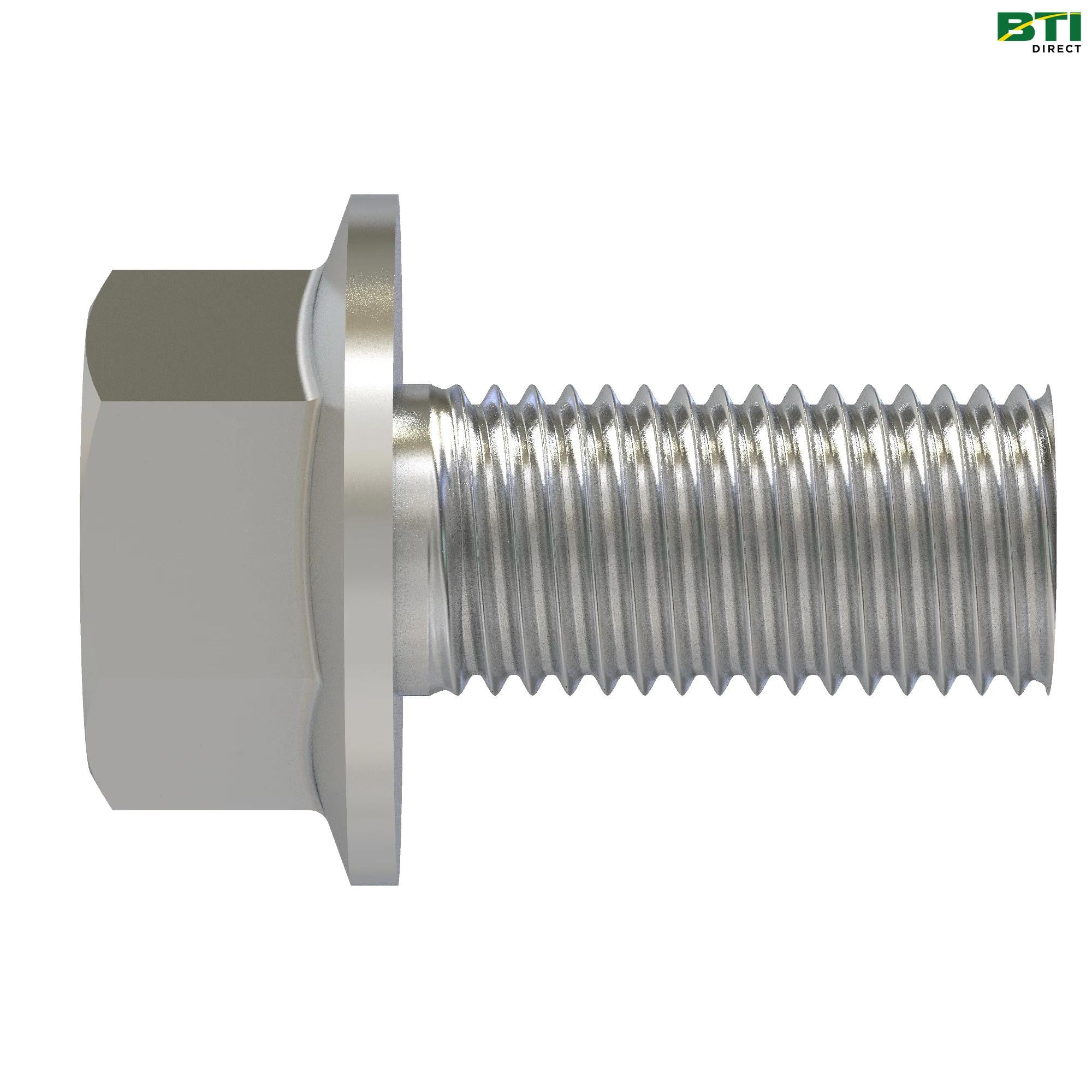 19M7788: Hexagonal Head Flanged Screw, M12 X 25