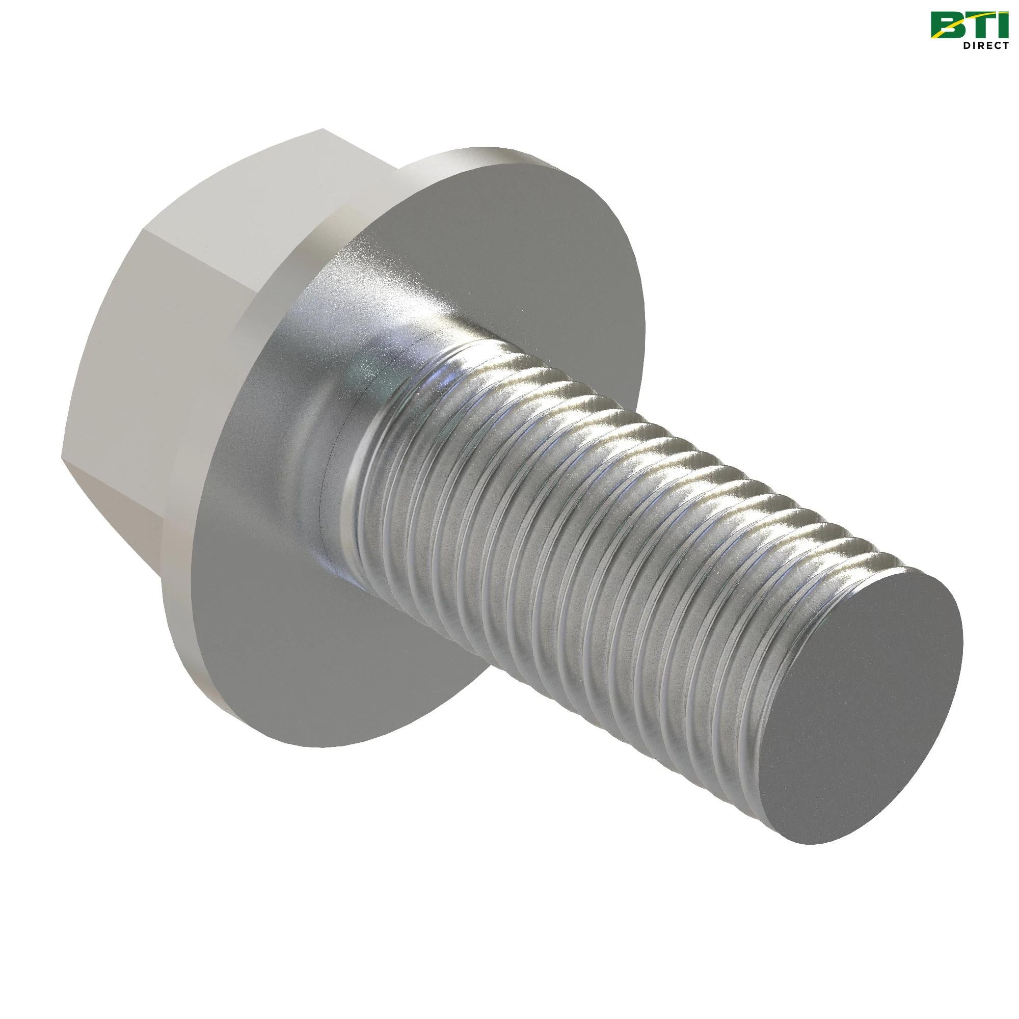 19M7788: Hexagonal Head Flanged Screw, M12 X 25