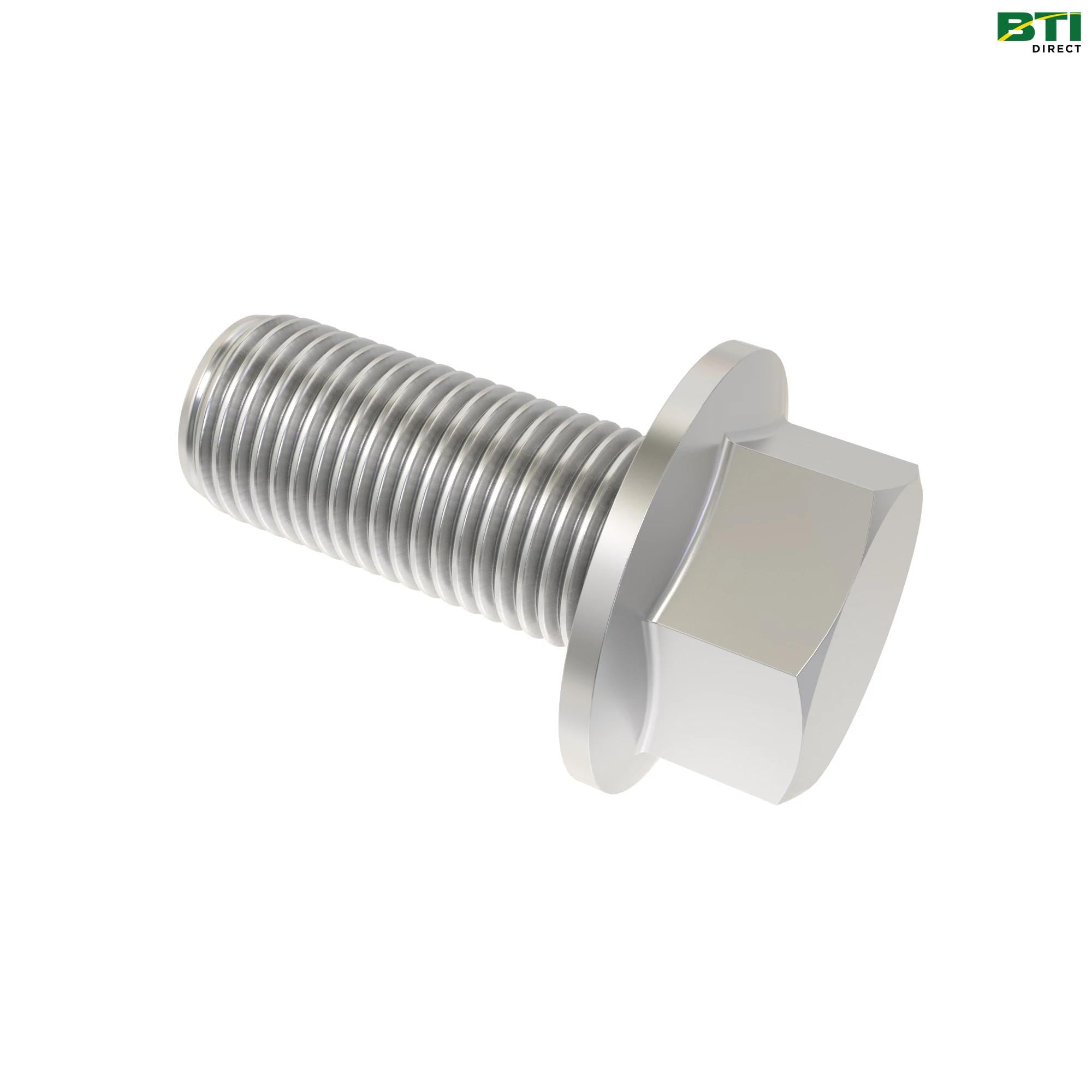 19M7789: Hexagonal Head Flanged Screw, M12 X 30