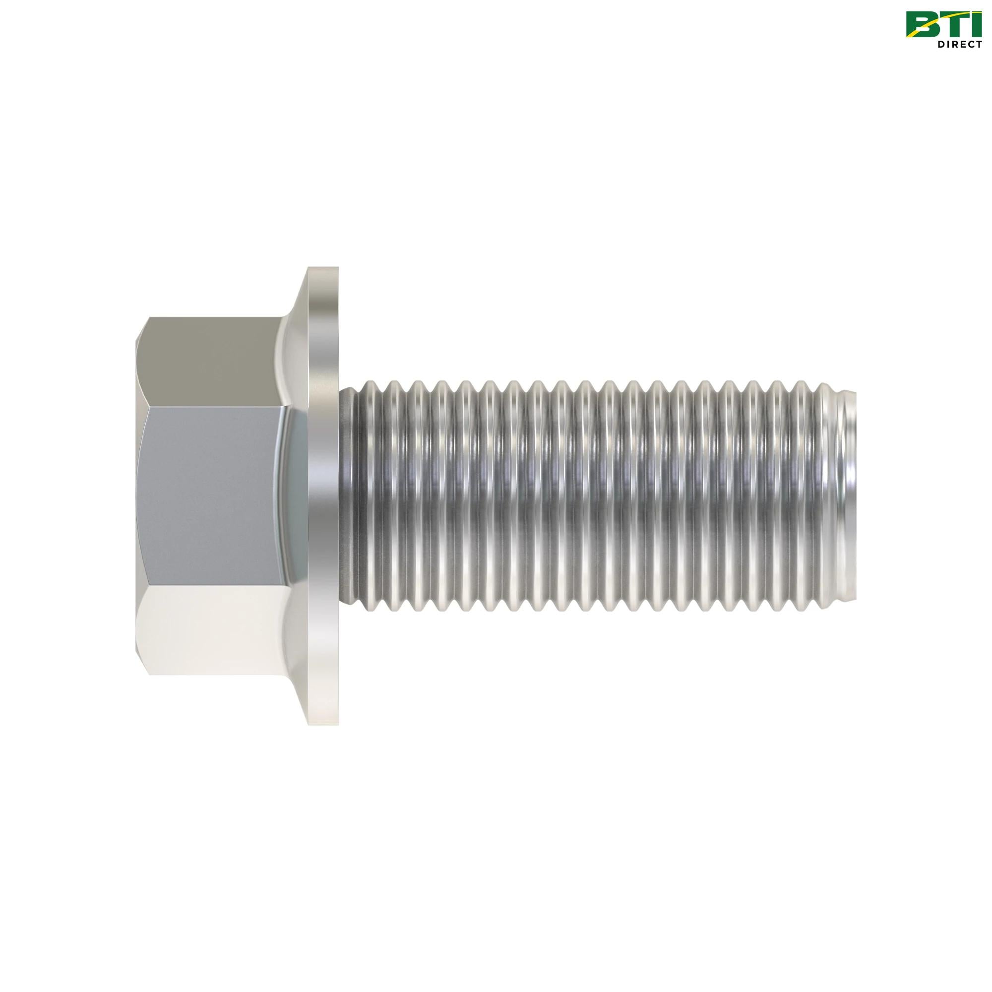 19M7789: Hexagonal Head Flanged Screw, M12 X 30
