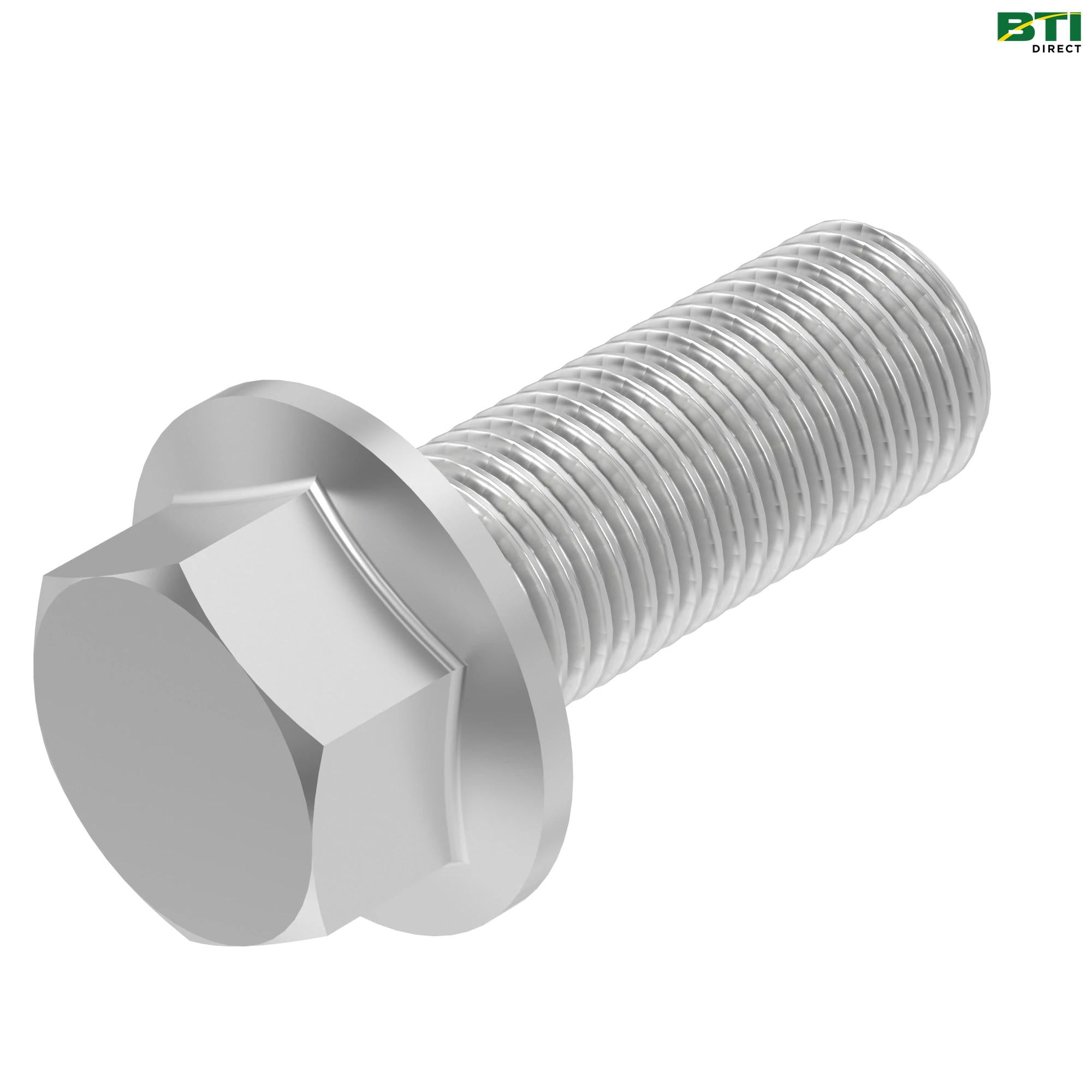 19M7790: Hexagonal Head Flanged Screw, M12 X 35