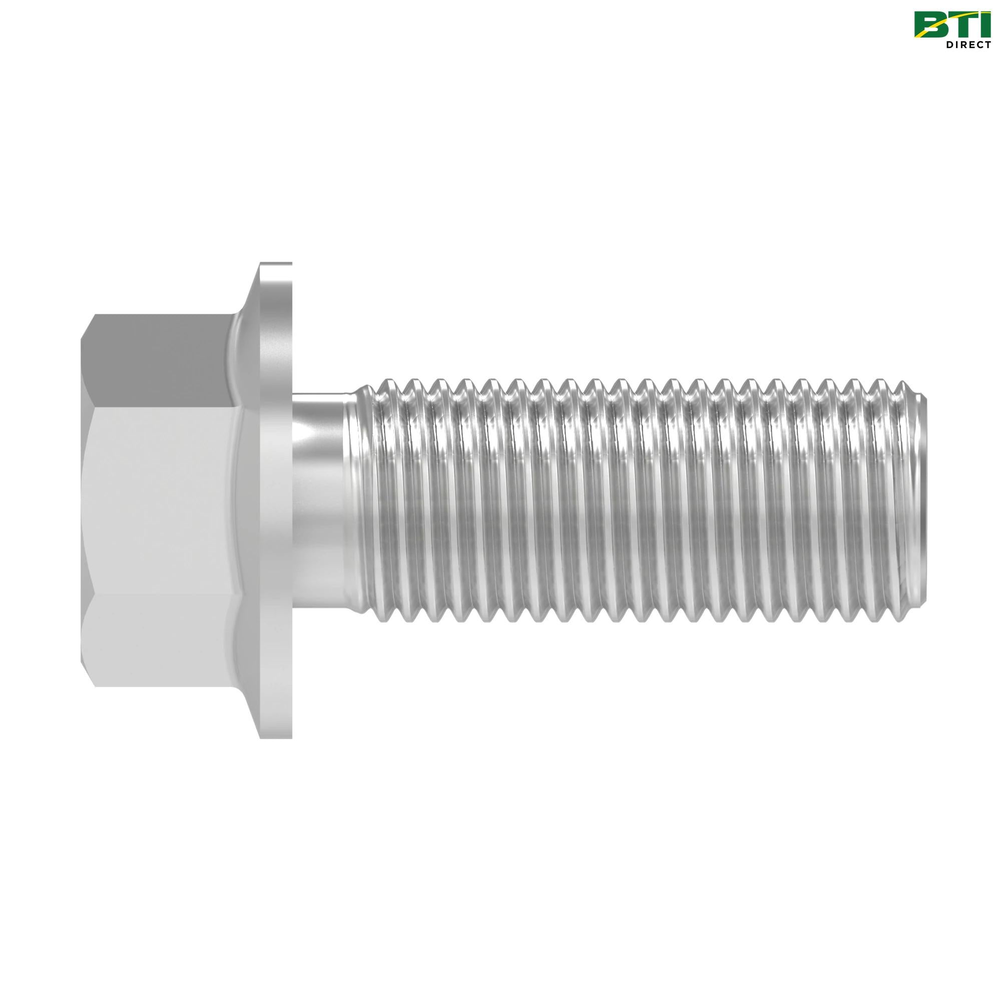 19M7790: Hexagonal Head Flanged Screw, M12 X 35
