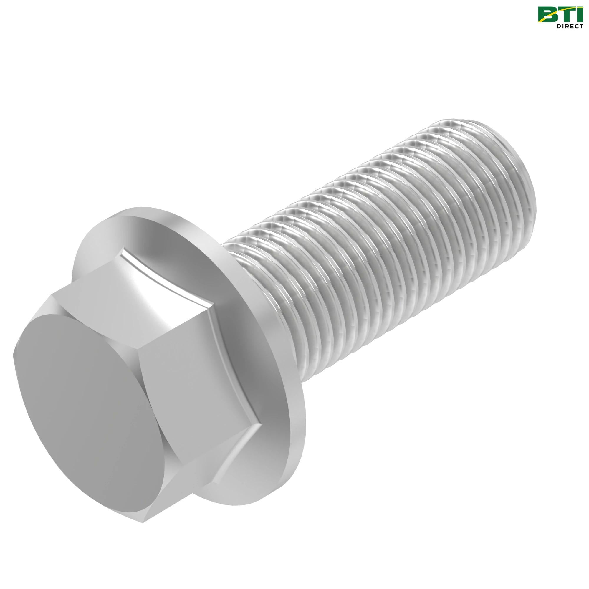 19M7790: Hexagonal Head Flanged Screw, M12 X 35