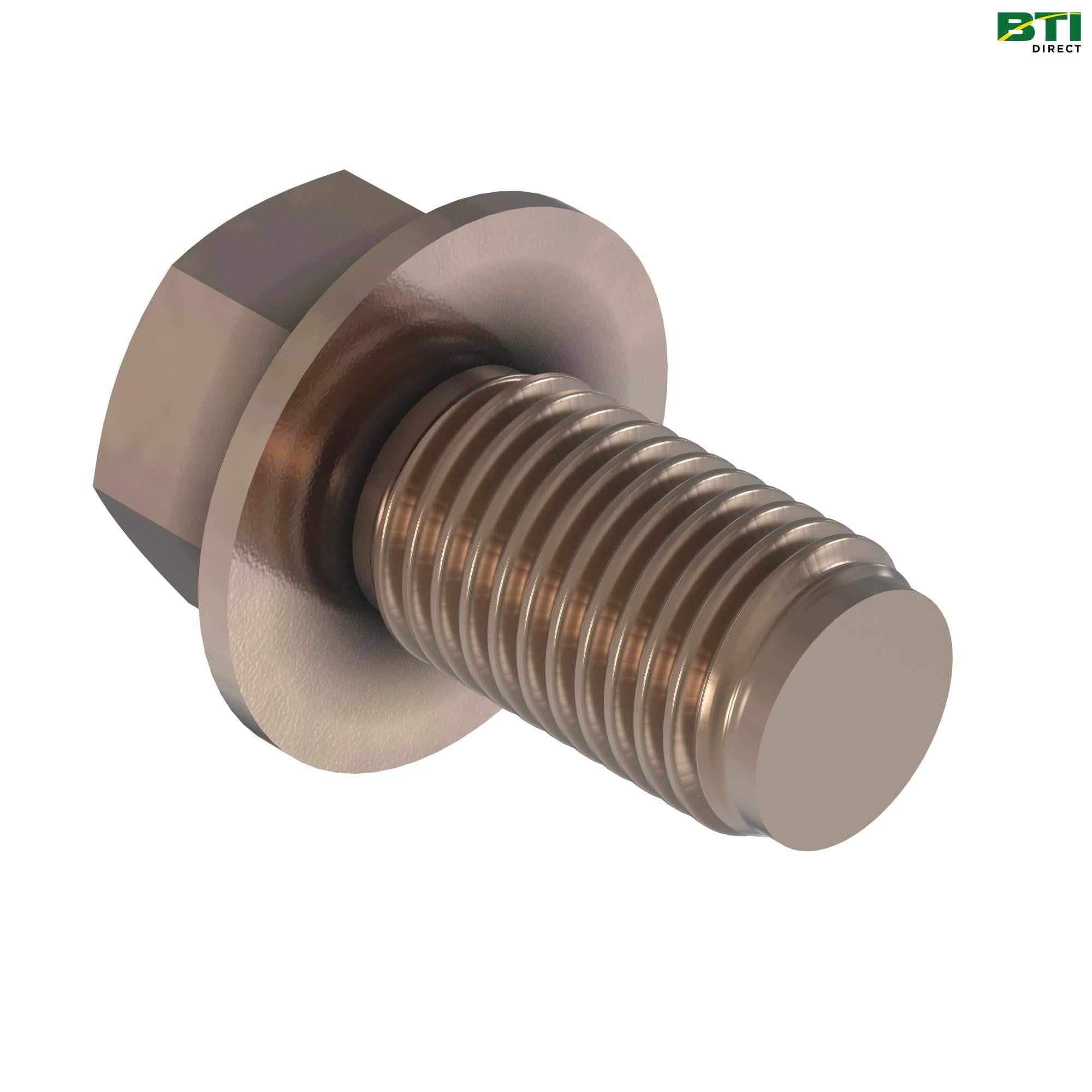 19M7793: Hexagonal Head Flanged Screw, M16 X 40