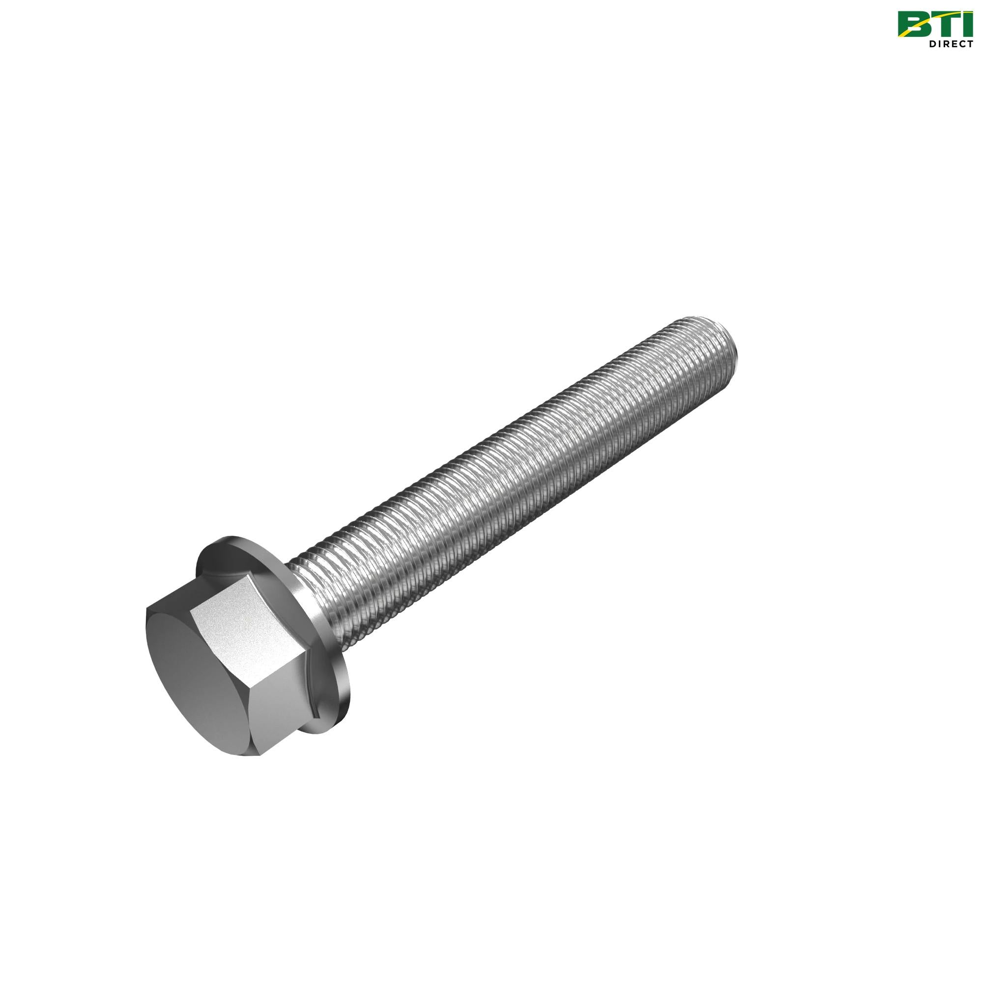 19M7801: Hexagonal Head Flanged Screw, M8 X 60