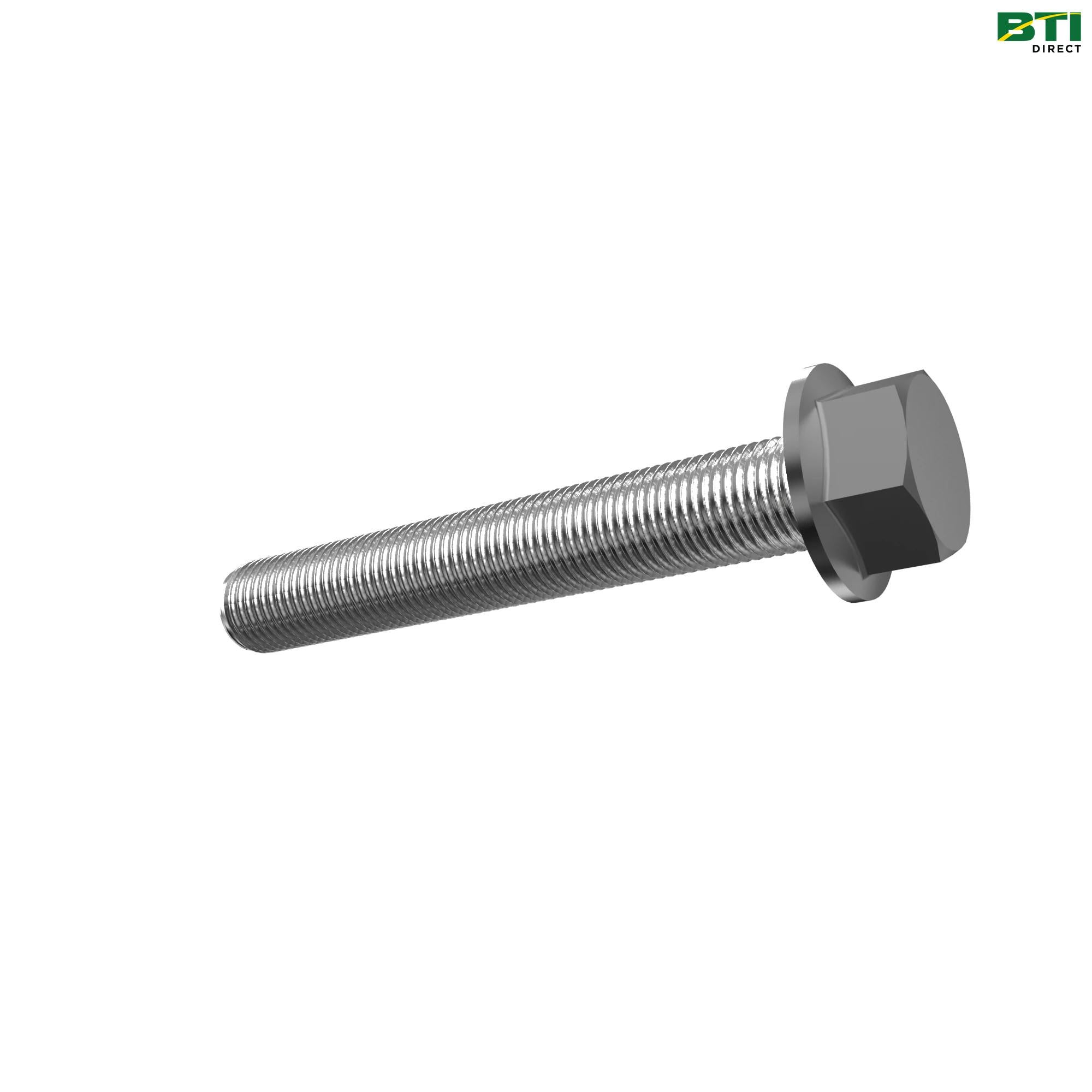 19M7801: Hexagonal Head Flanged Screw, M8 X 60