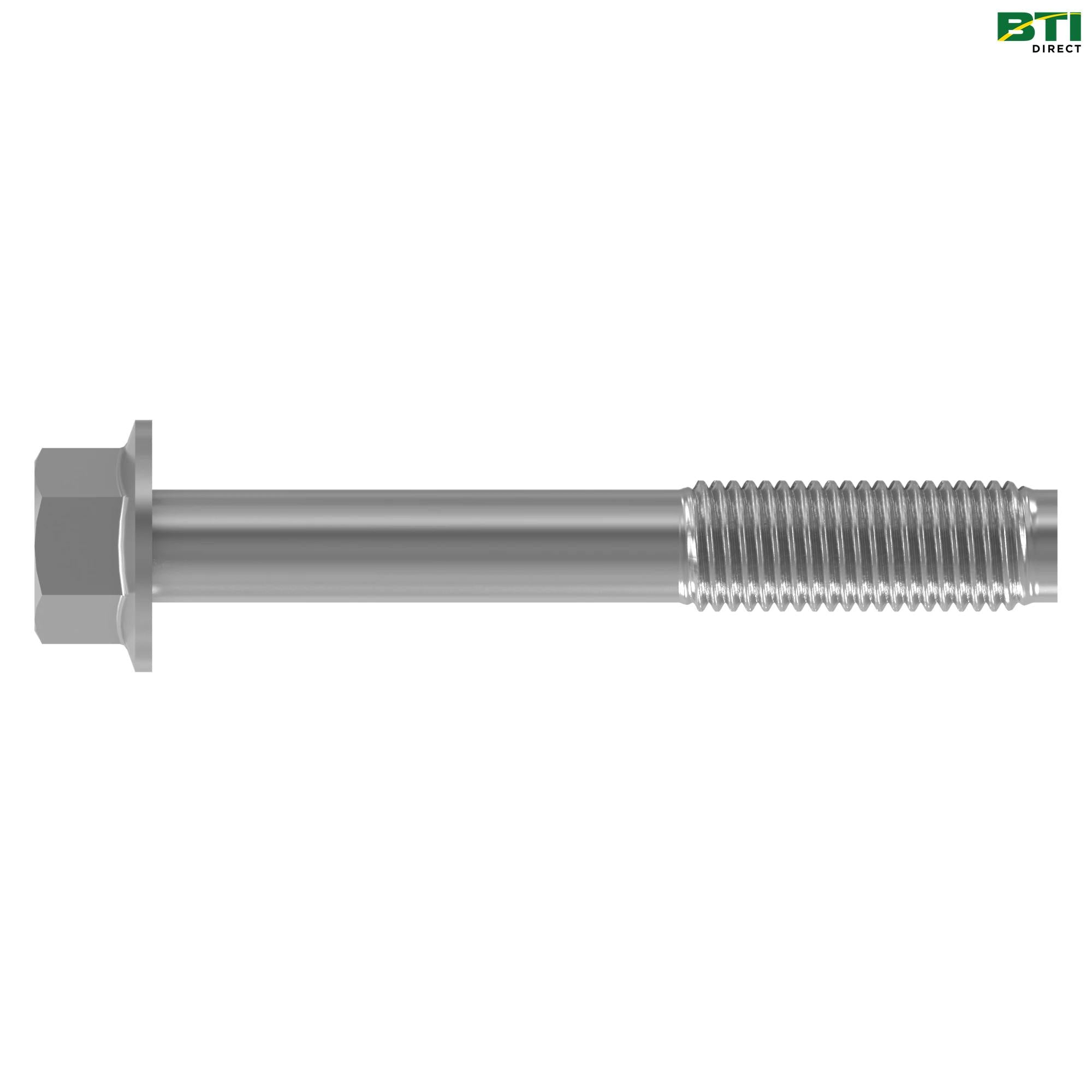 19M7810: Hexagonal Head Flanged Screw, M10 X 80