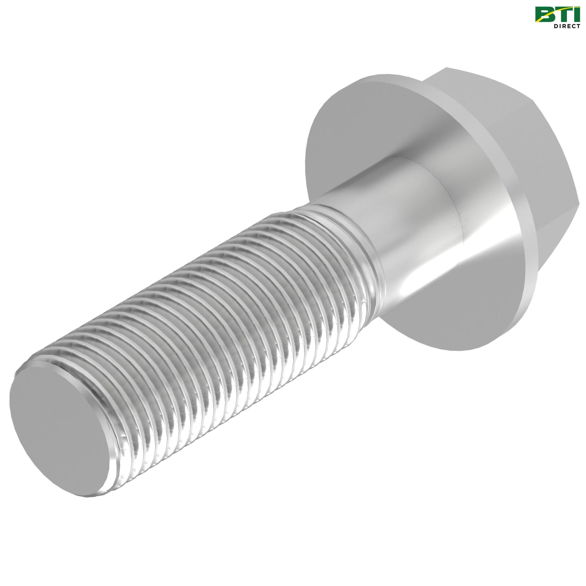 19M7813: Hexagonal Head Flanged Screw, M12 X 45