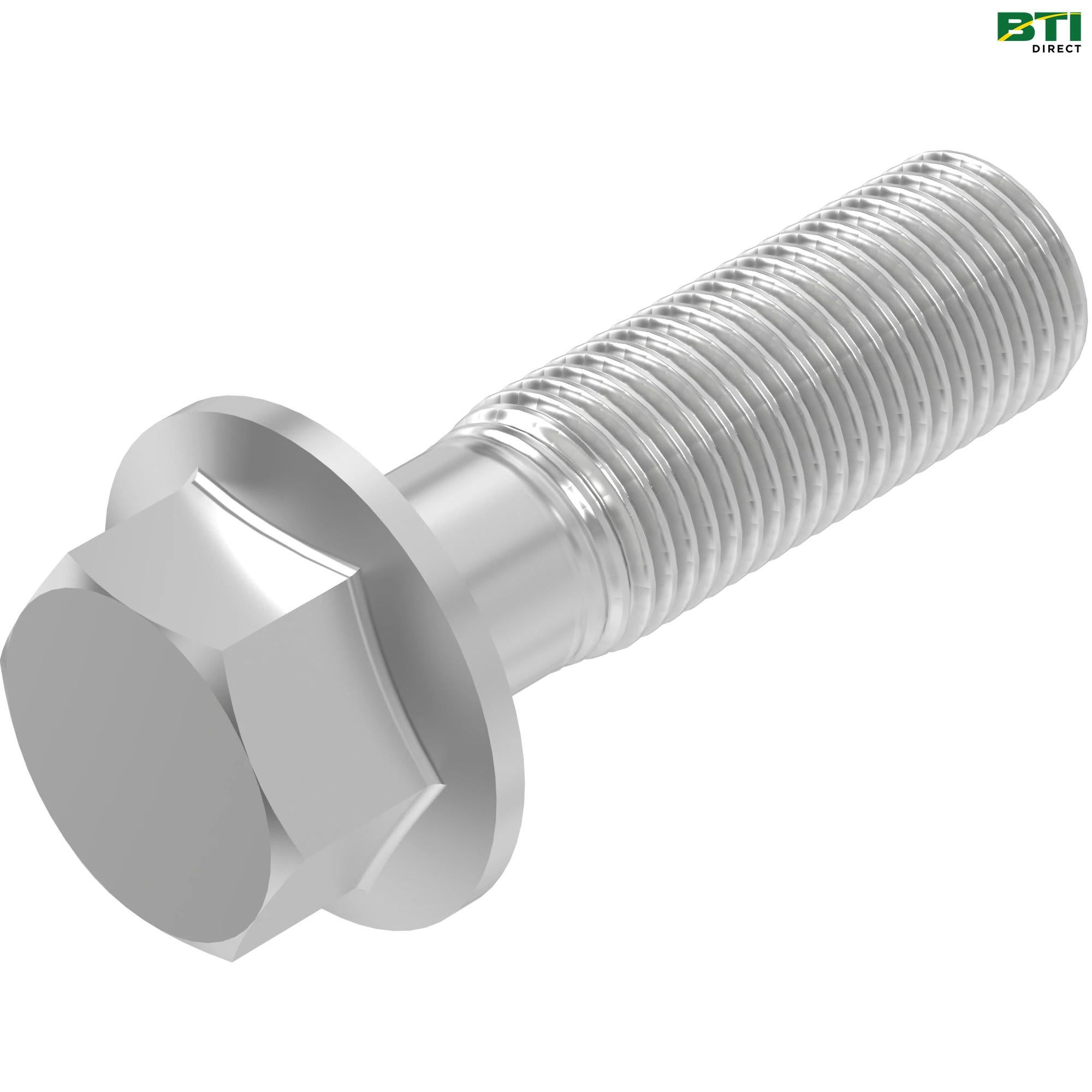 19M7813: Hexagonal Head Flanged Screw, M12 X 45