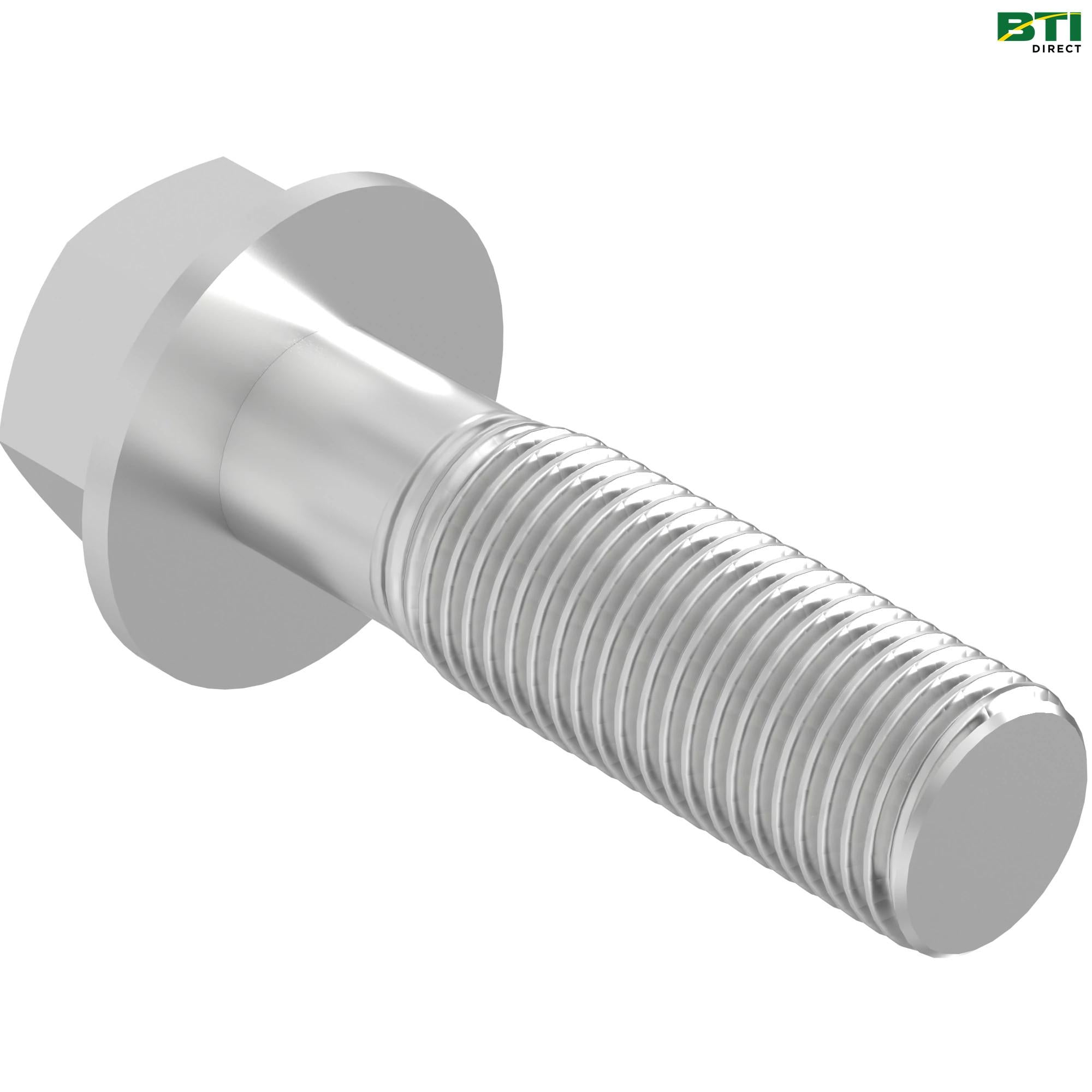 19M7813: Hexagonal Head Flanged Screw, M12 X 45