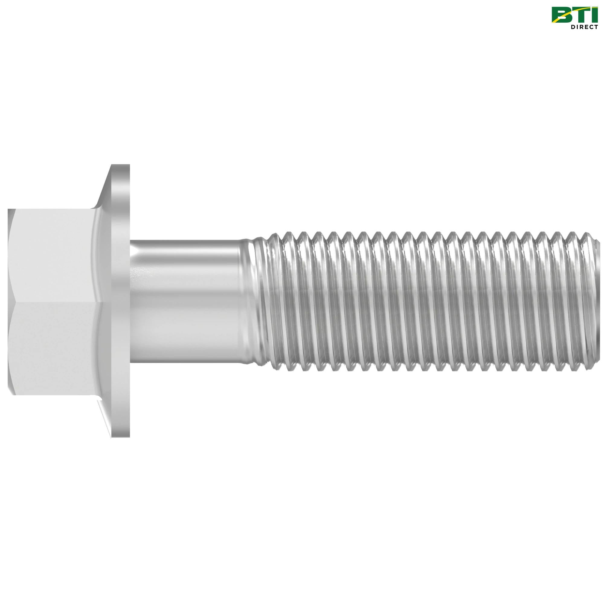 19M7813: Hexagonal Head Flanged Screw, M12 X 45