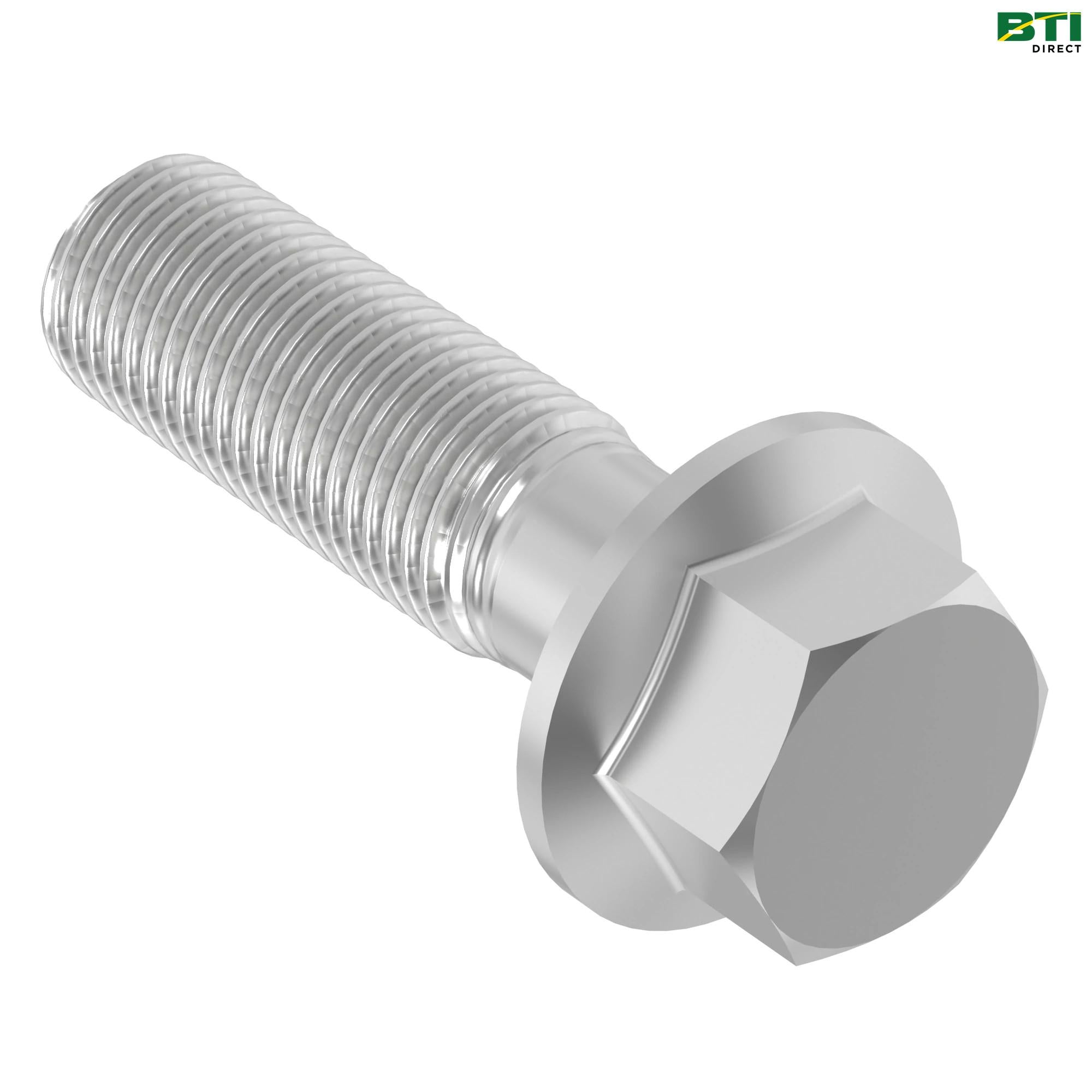 19M7813: Hexagonal Head Flanged Screw, M12 X 45