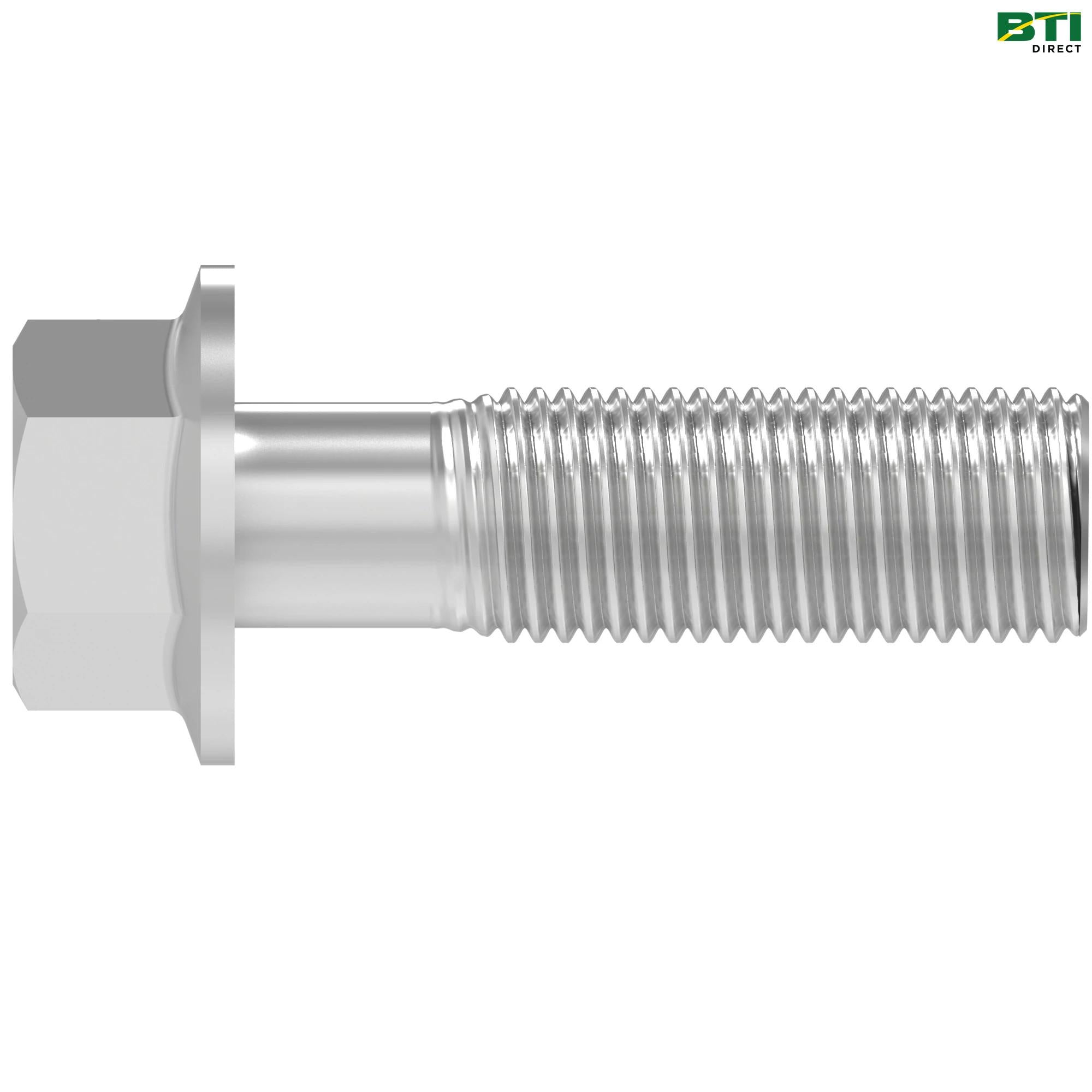 19M7813: Hexagonal Head Flanged Screw, M12 X 45
