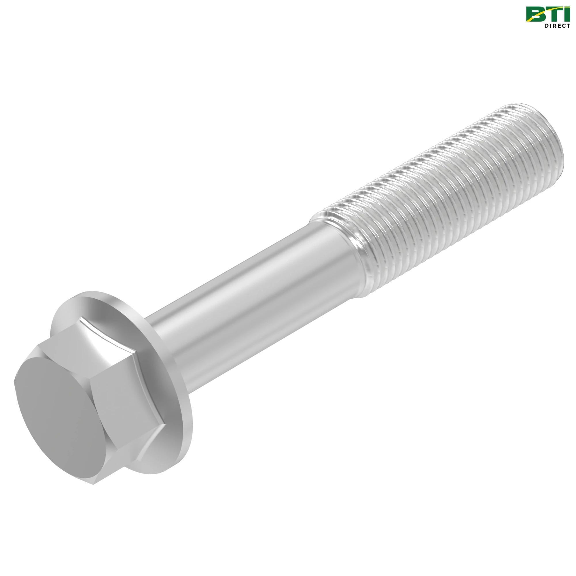 19M7818: Hexagonal Head Flanged Screw, M12 X 80