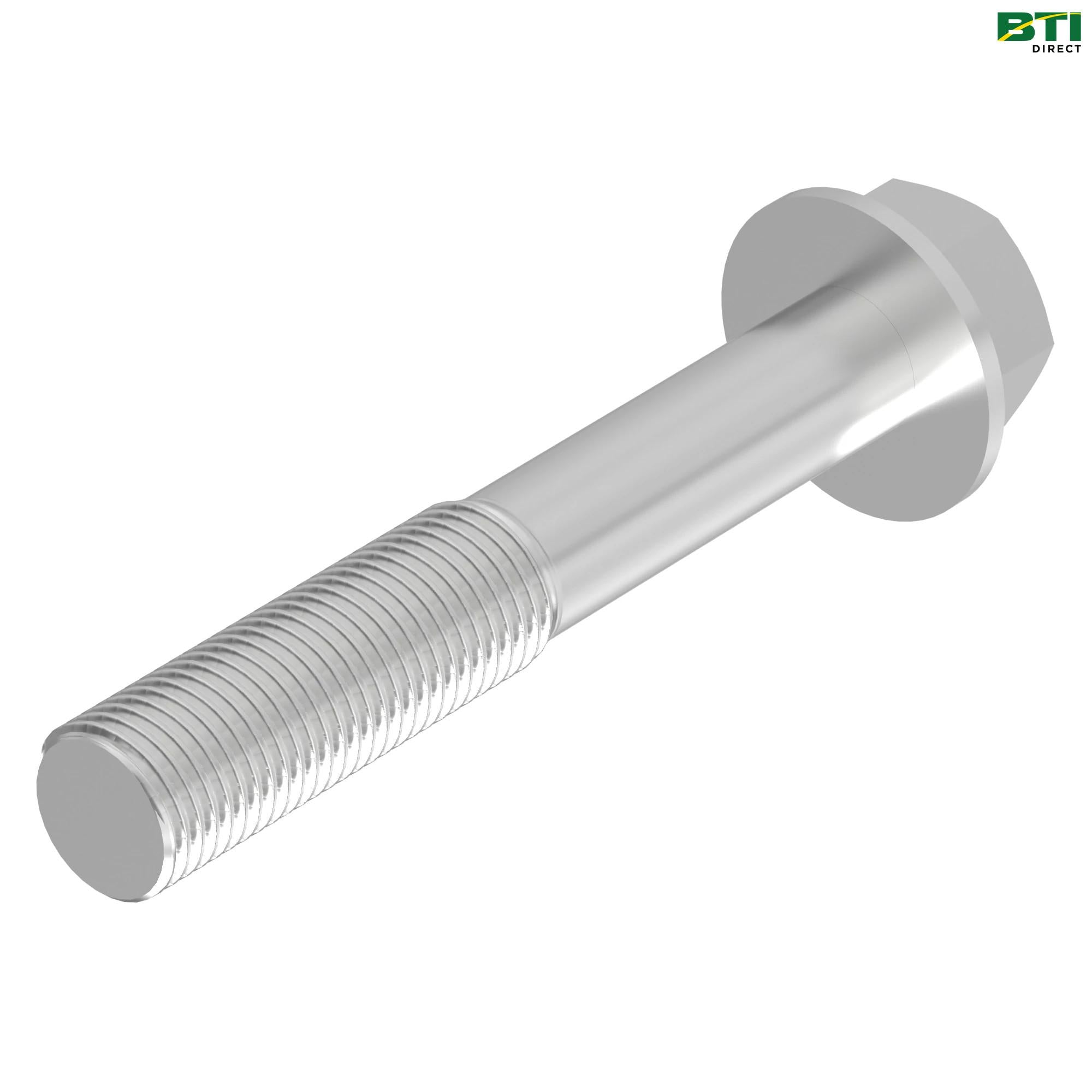 19M7818: Hexagonal Head Flanged Screw, M12 X 80