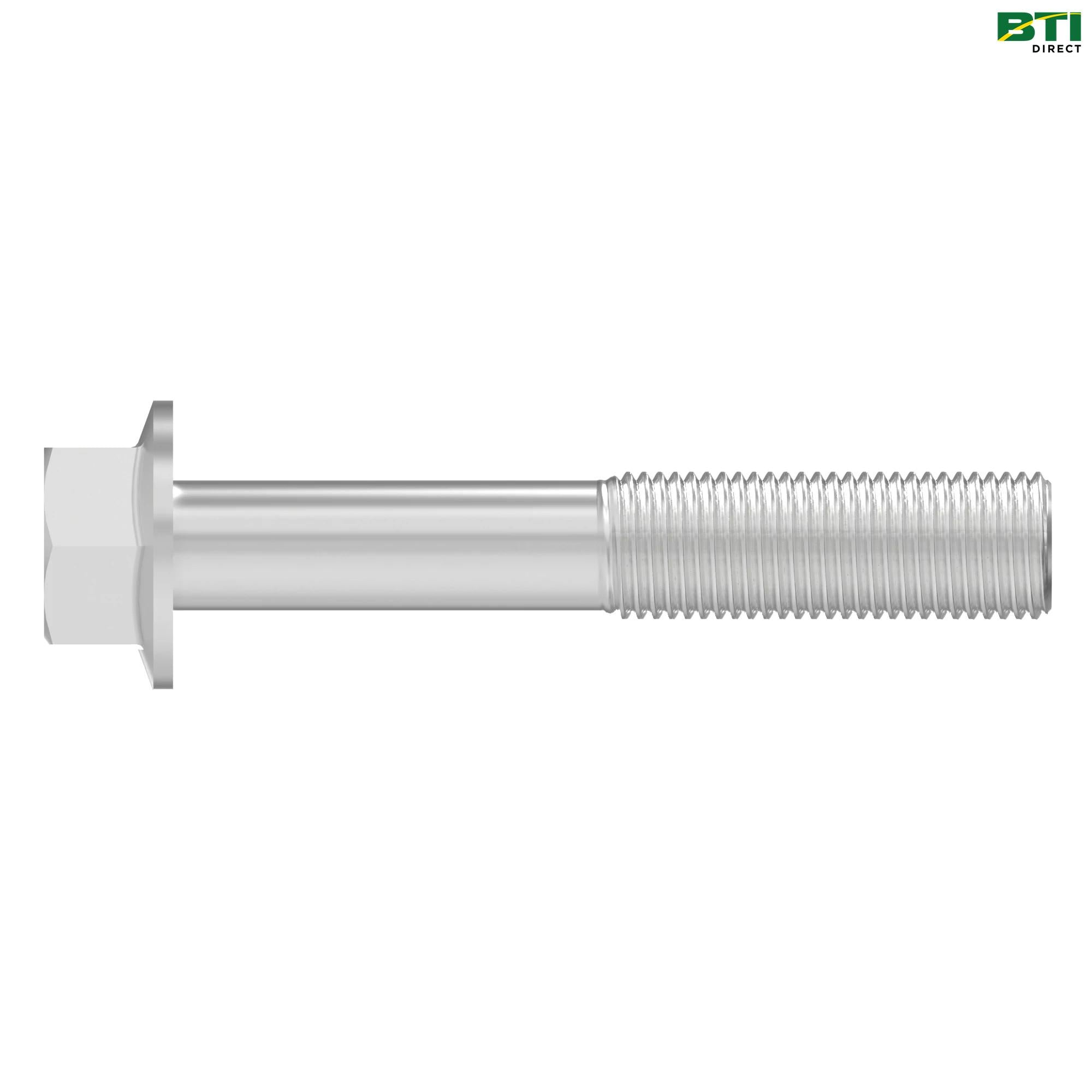 19M7818: Hexagonal Head Flanged Screw, M12 X 80