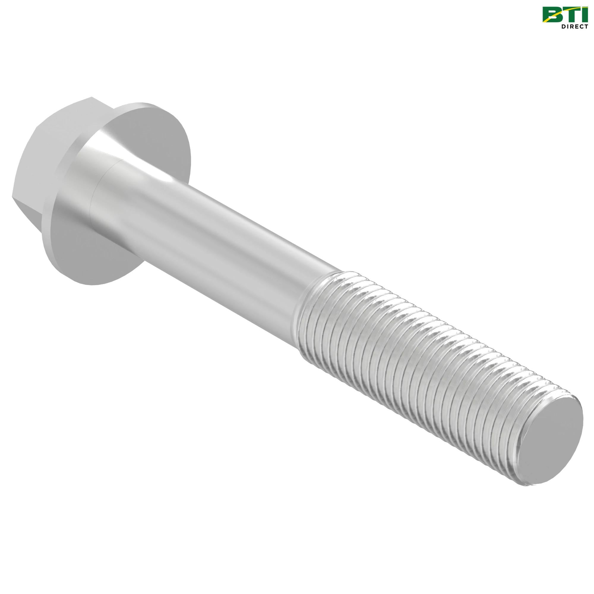 19M7818: Hexagonal Head Flanged Screw, M12 X 80