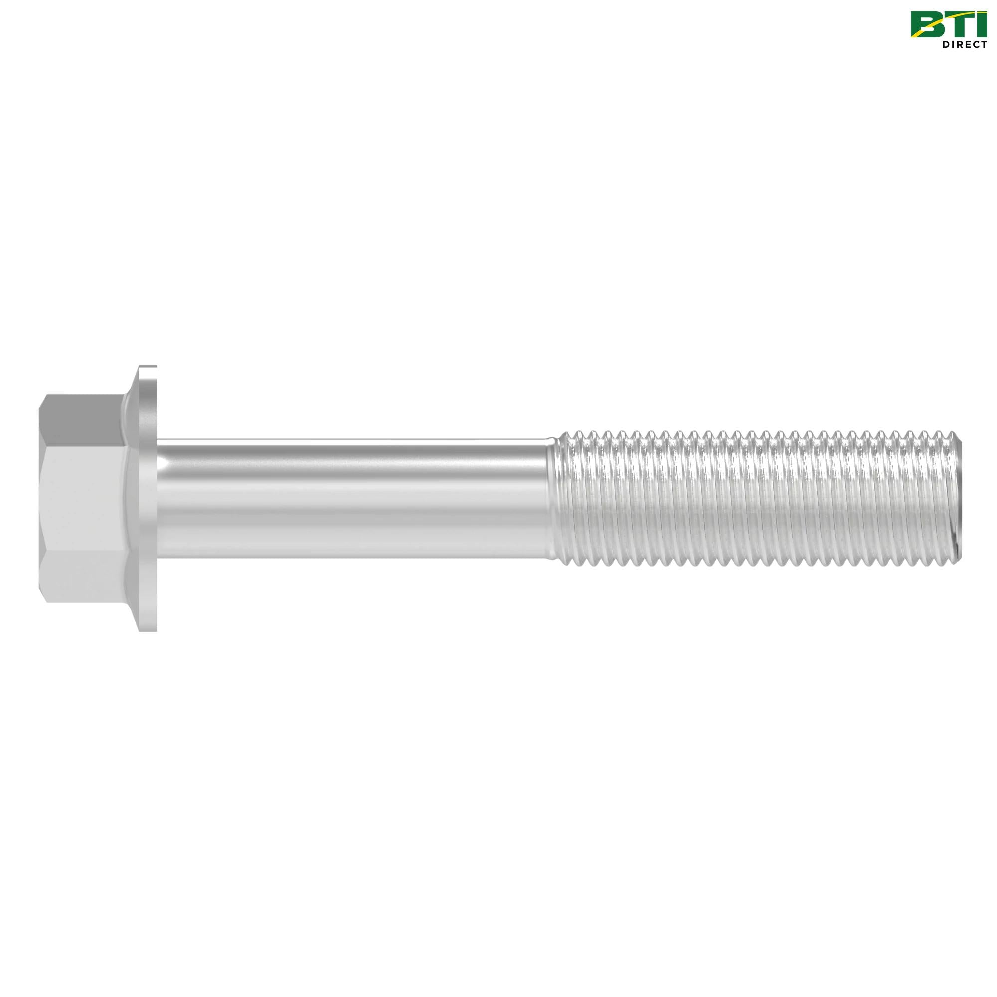 19M7818: Hexagonal Head Flanged Screw, M12 X 80