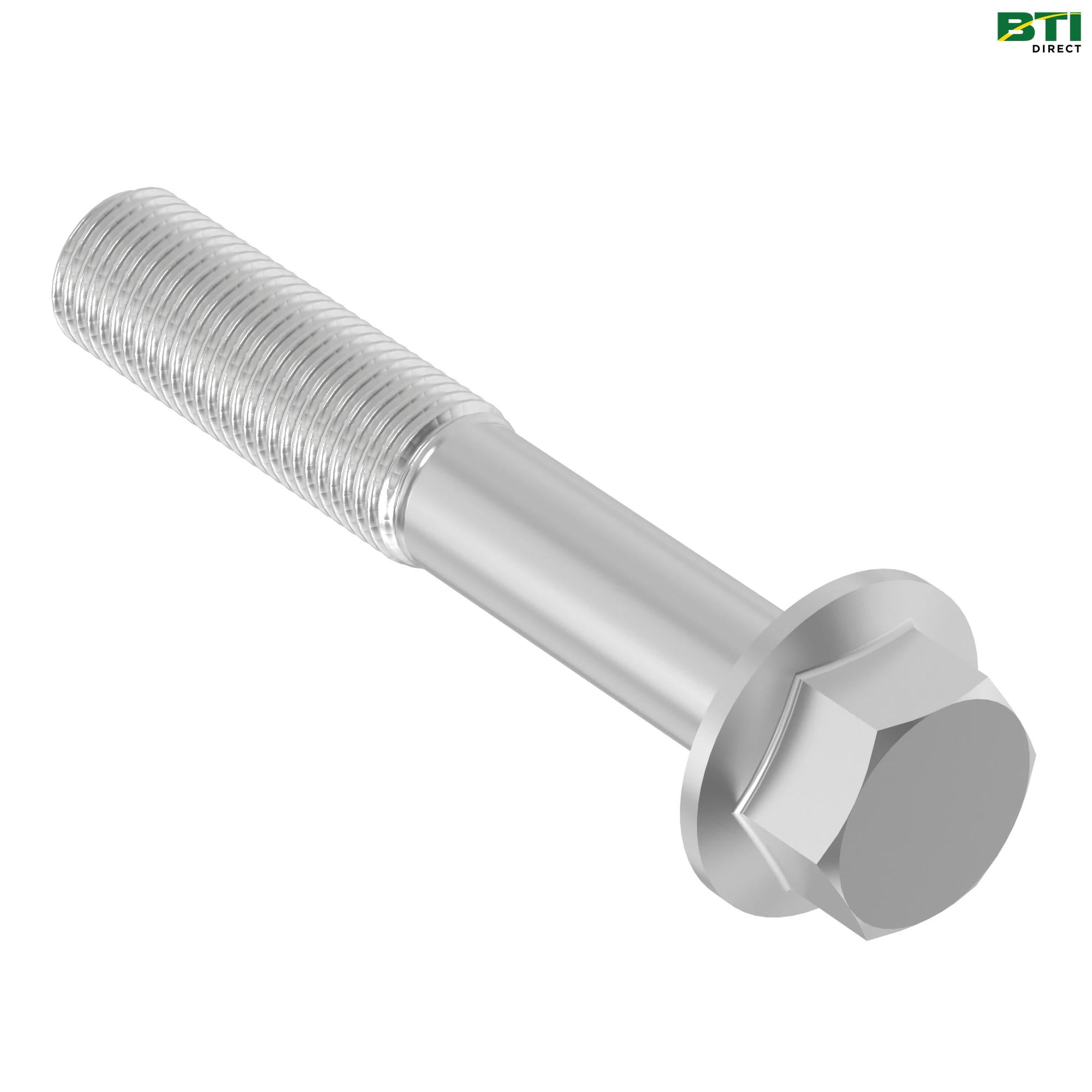 19M7818: Hexagonal Head Flanged Screw, M12 X 80