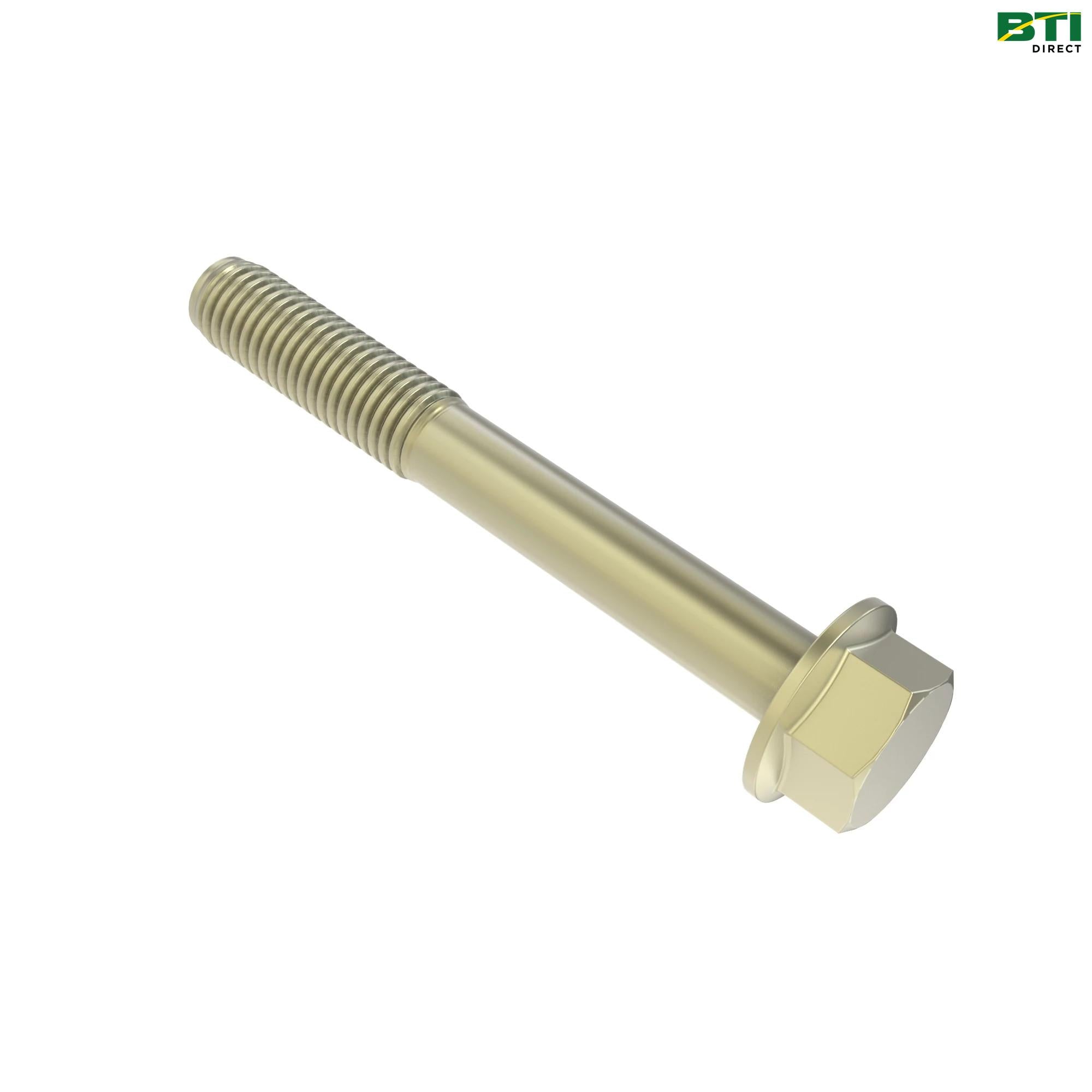 19M7820: Hexagonal Head Flanged Screw, M12 X 100