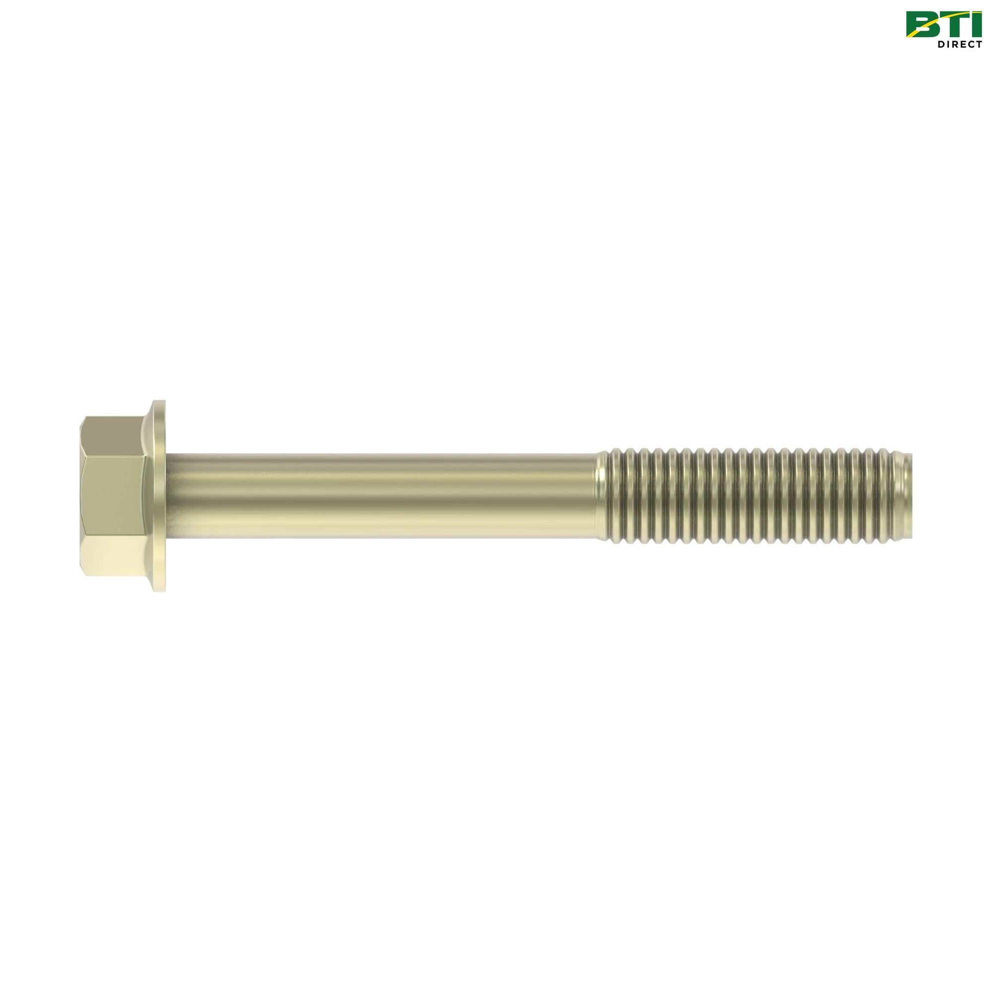 19M7820: Hexagonal Head Flanged Screw, M12 X 100