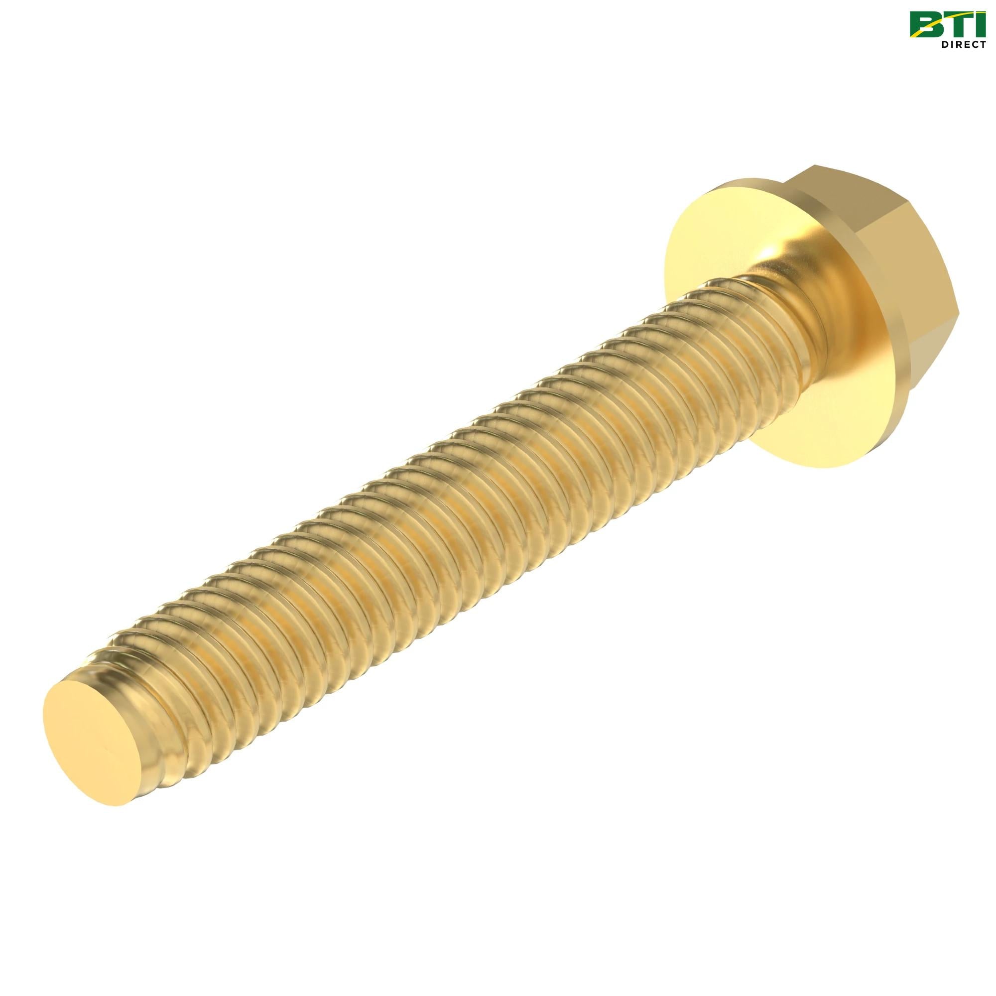 19M7834: Hexagonal Head Flanged Screw, M6 X 45