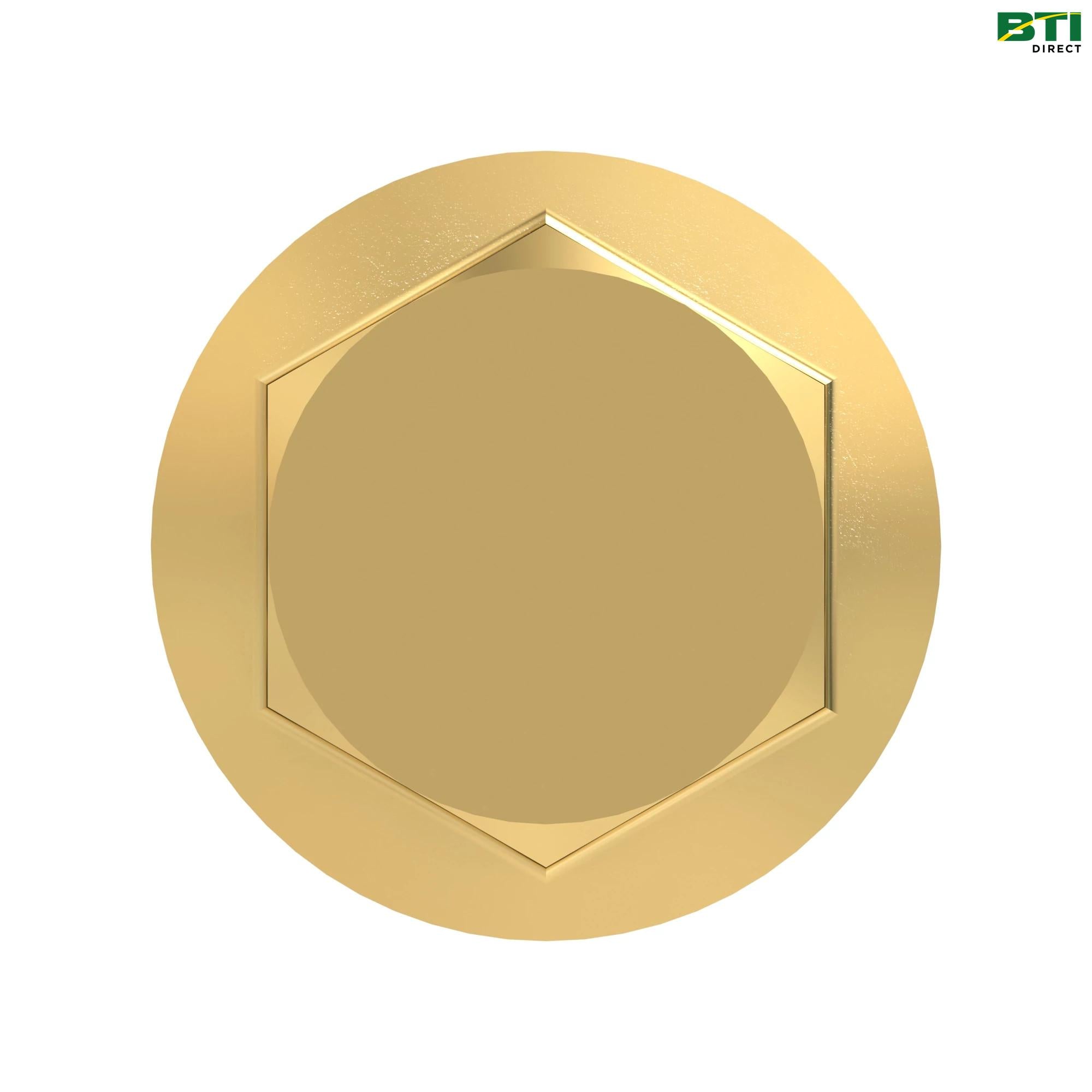 19M7834: Hexagonal Head Flanged Screw, M6 X 45