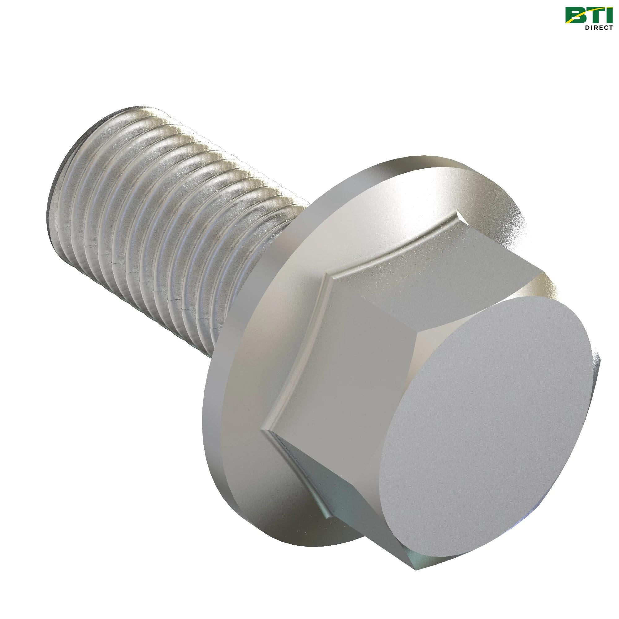 19M7865: Hexagonal Head Flanged Screw, M8 X 16