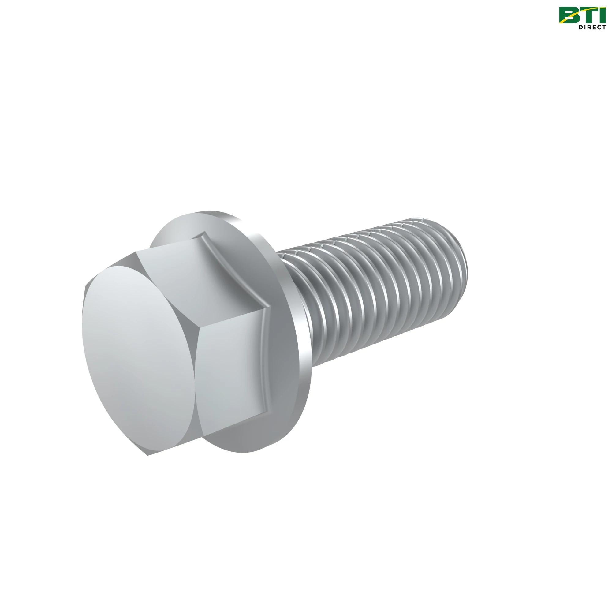 19M7867: Hexagonal Head Flanged Screw, M8 X 25