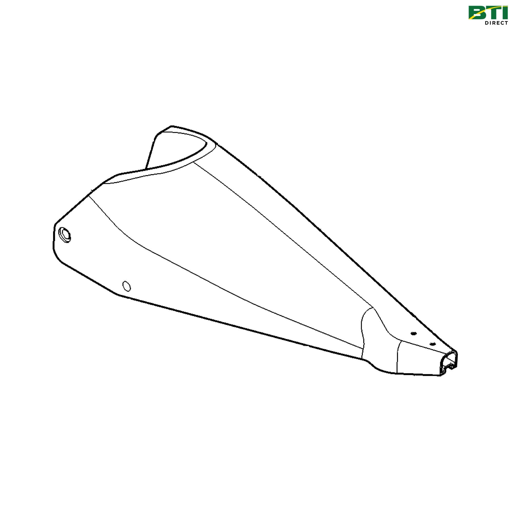 5XB01102: Right Side Corn Head Fender Crop Divider
