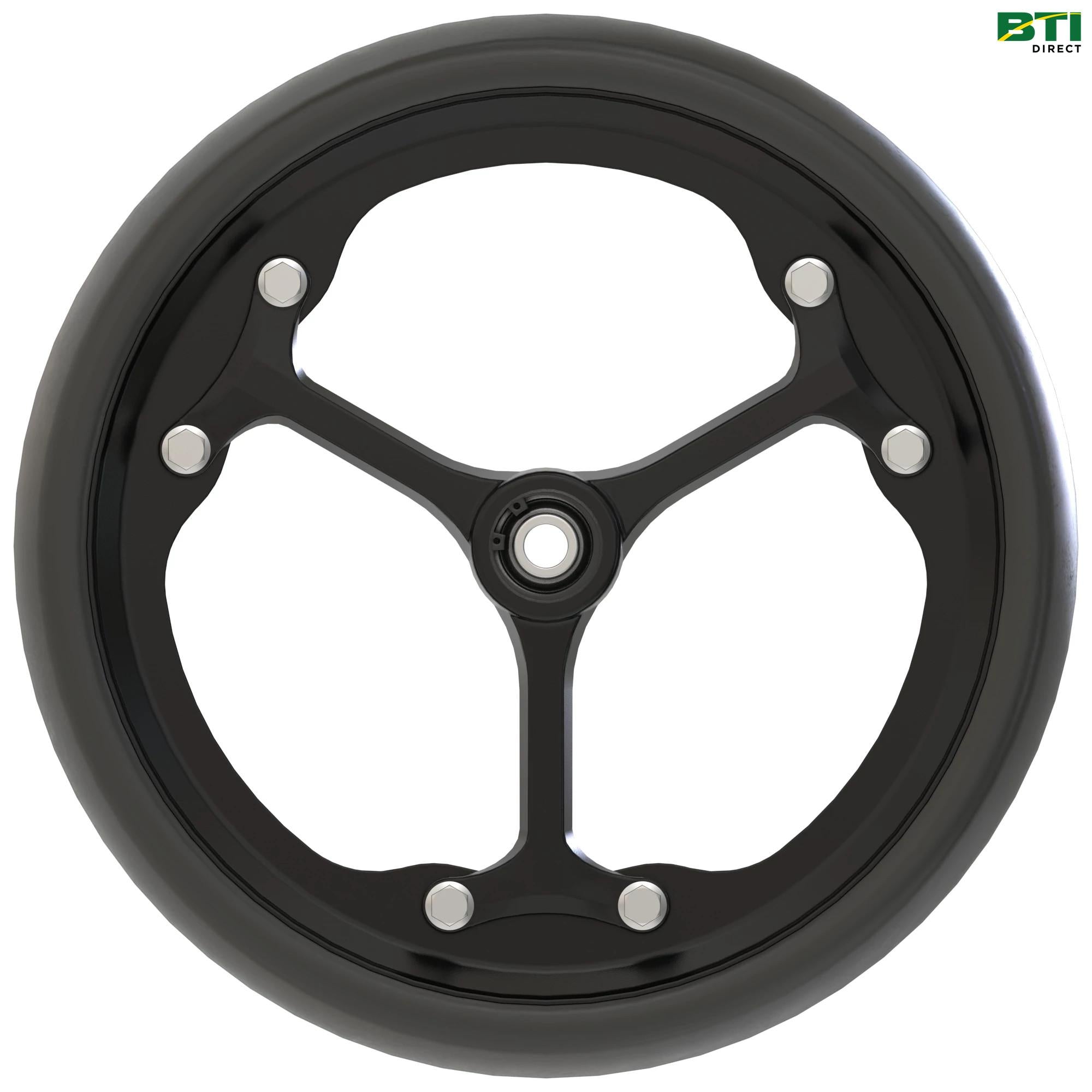 AA98188: Narrow Spoked Gauge Wheel Assembly, 15 X 3