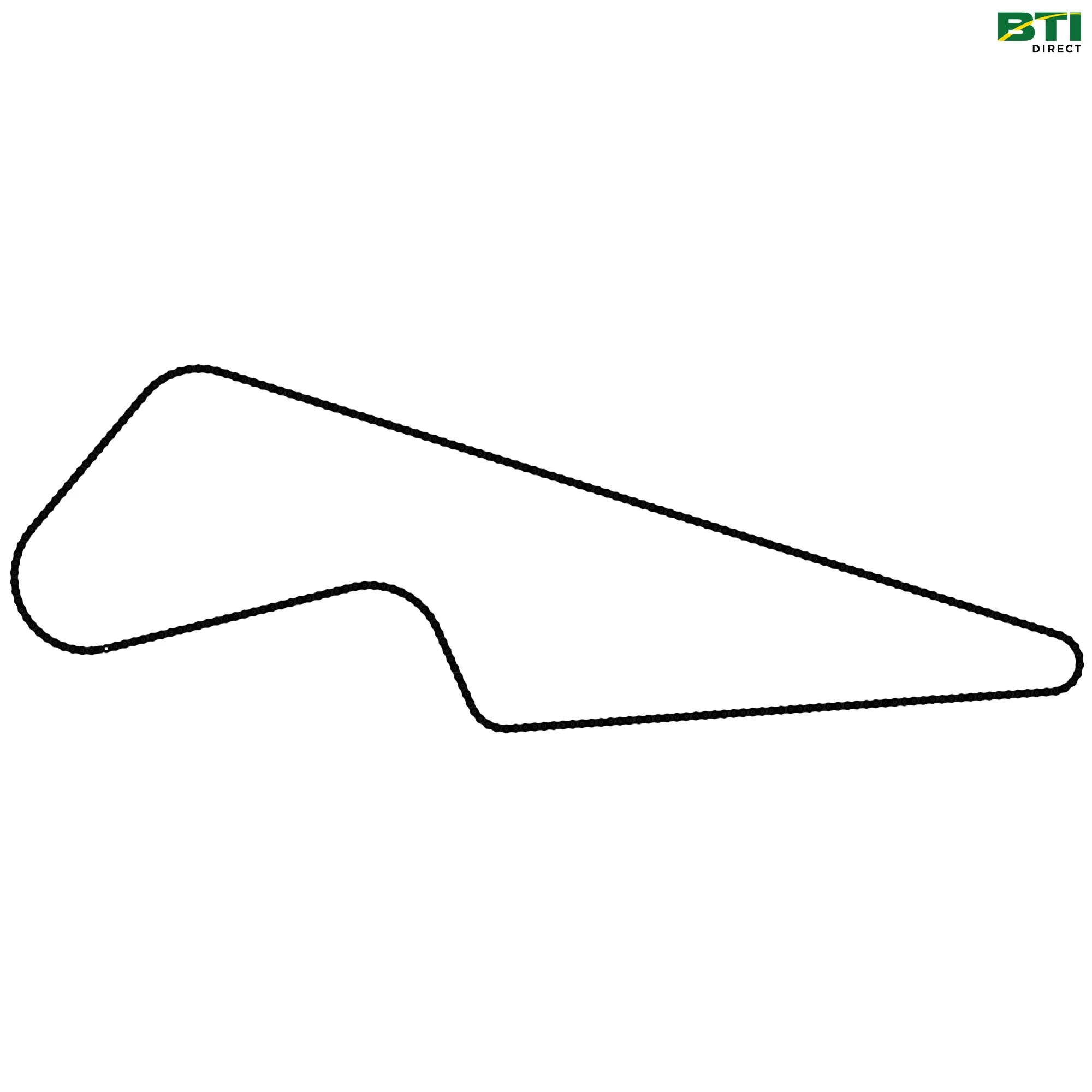 AH144891: Grain Tank Unloading Drive Chain, 258 Link with Connector