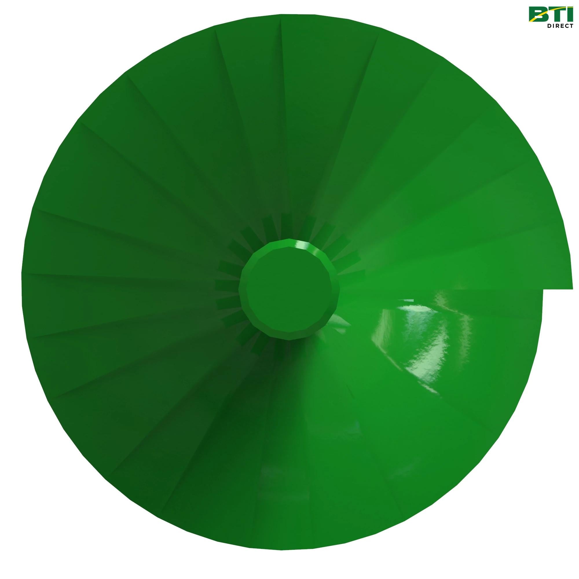 AH146786: Left Side Shoe Grain Supply Auger Assembly