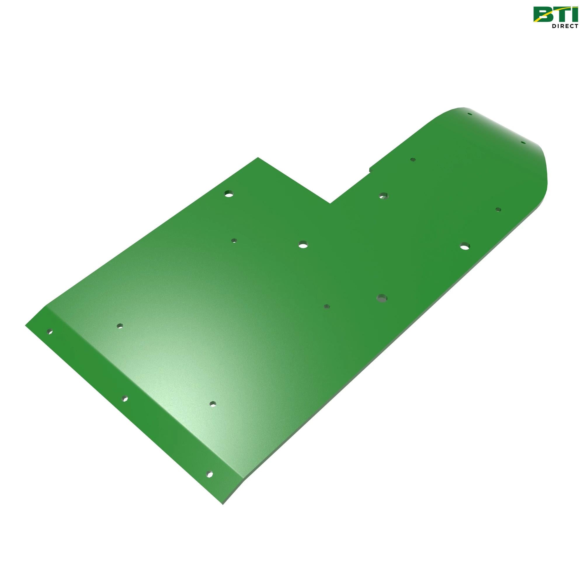 AH167051: Left Side Cutting Platform Float Arm Stabilizer Skid Plate