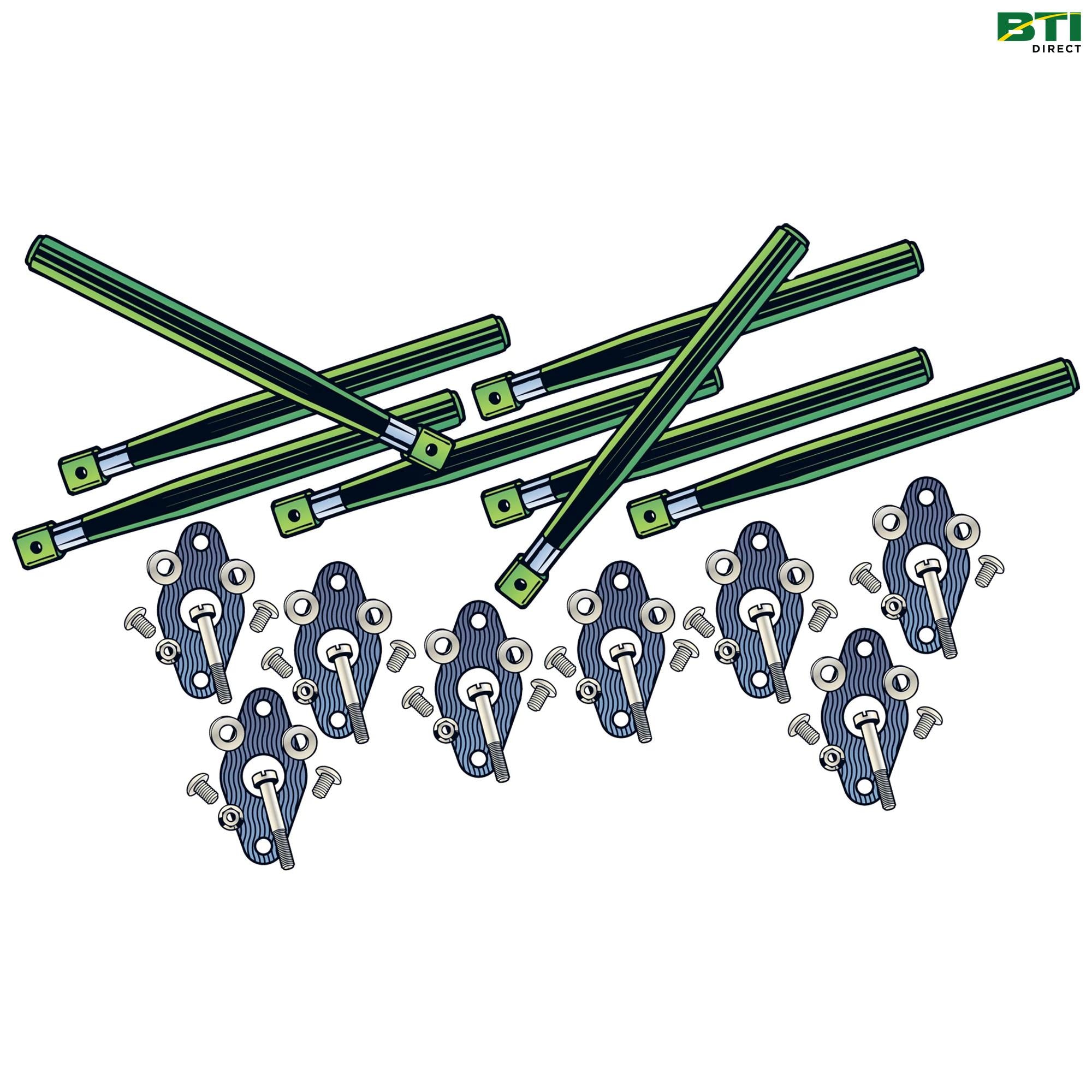 AH202965: Auger Composite Finger Kit (Pack of 8)