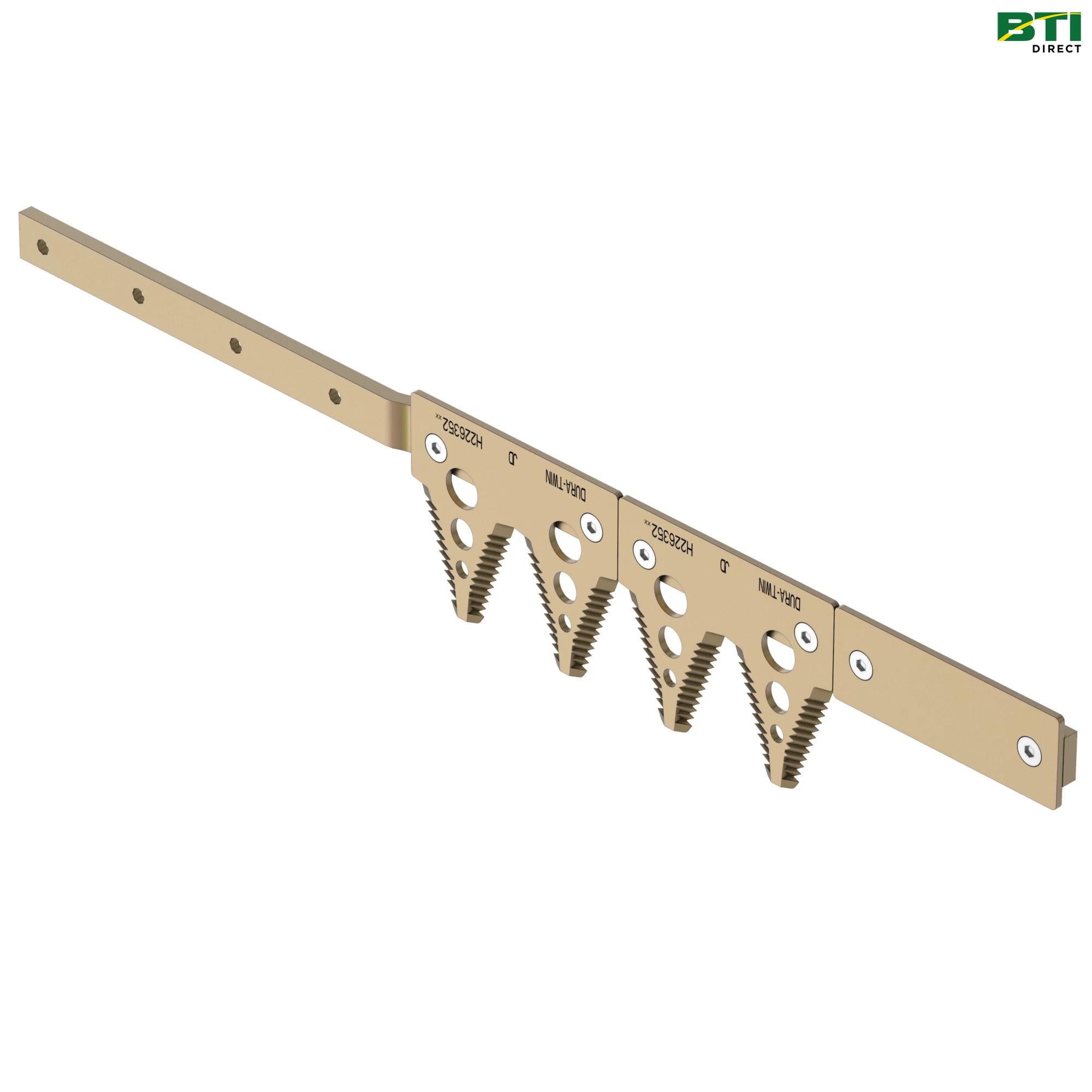 AH226571: Dual Overlap Strap Coarse Knife, Left Side