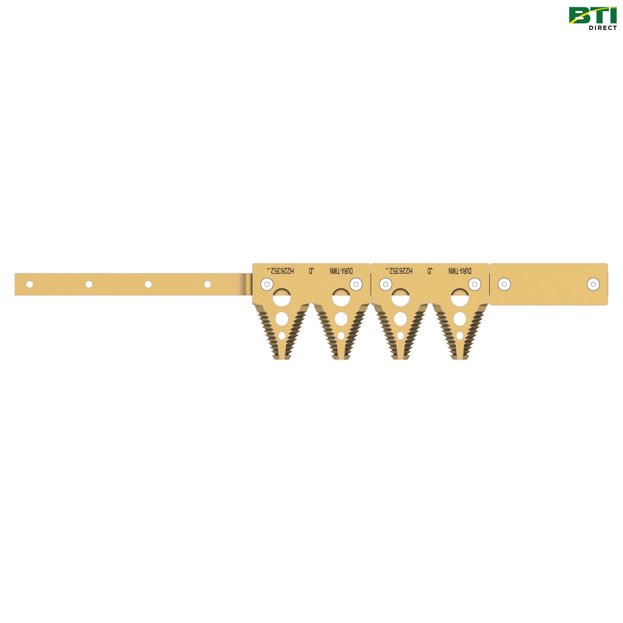 AH226571: Dual Overlap Strap Coarse Knife, Left Side