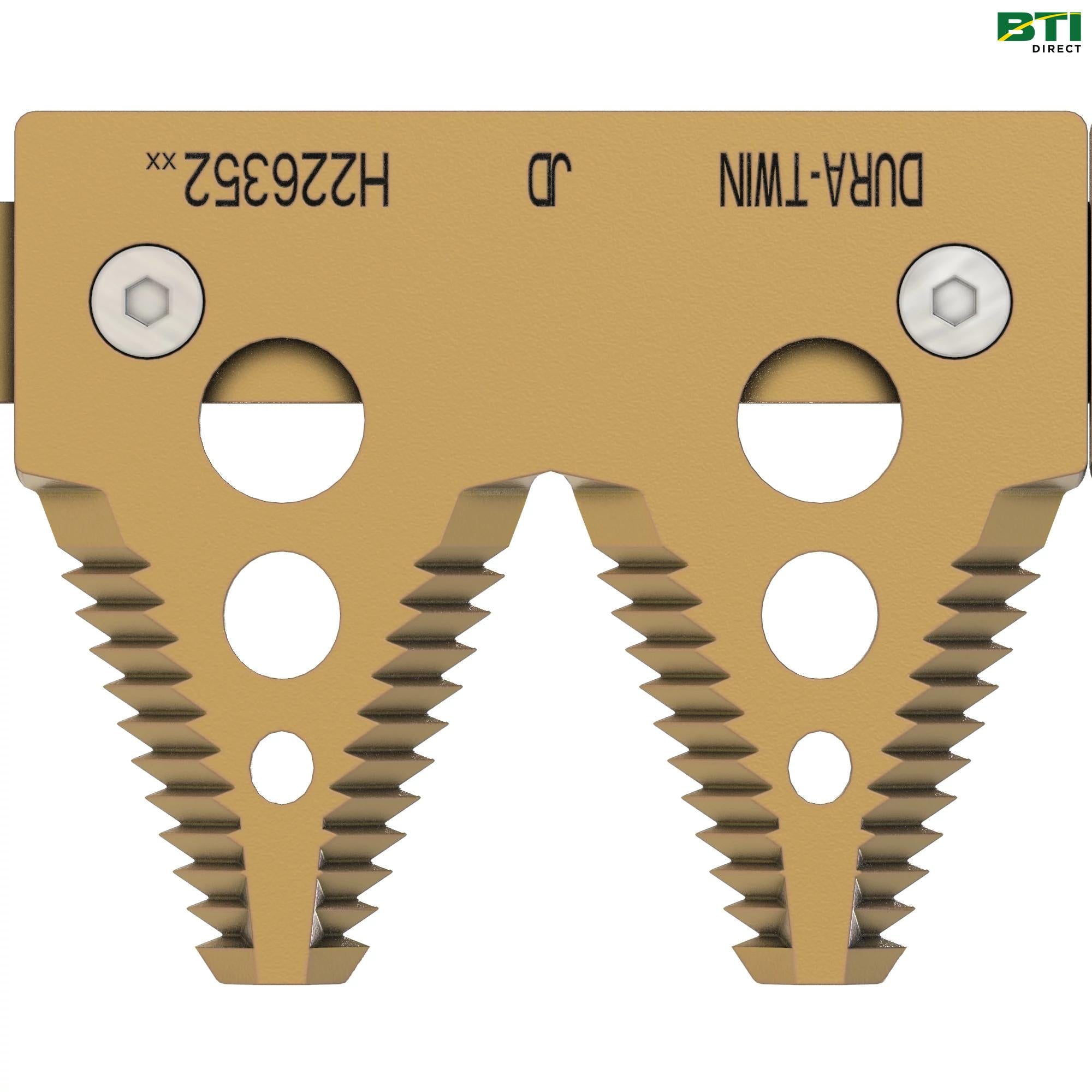 AH226571: Dual Overlap Strap Coarse Knife, Left Side