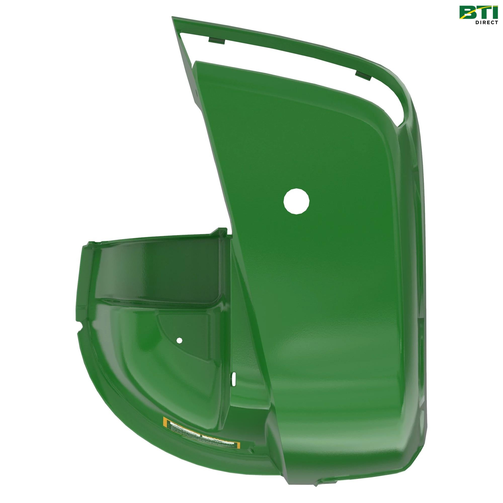 AM134742: Front Fender with Label, Right Side