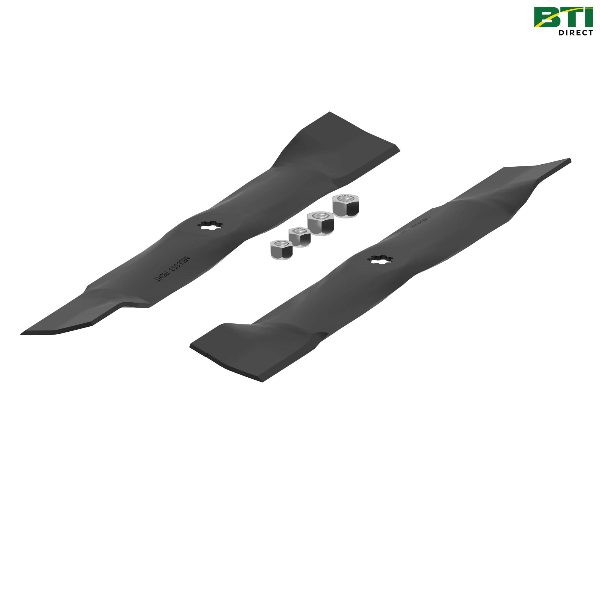 AM140974: Rear Discharge Mower Blade Kit, 42 inch