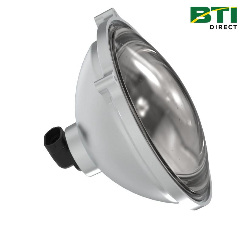 AM143352: Round Headlight, 12 Volts 37.5 Watts