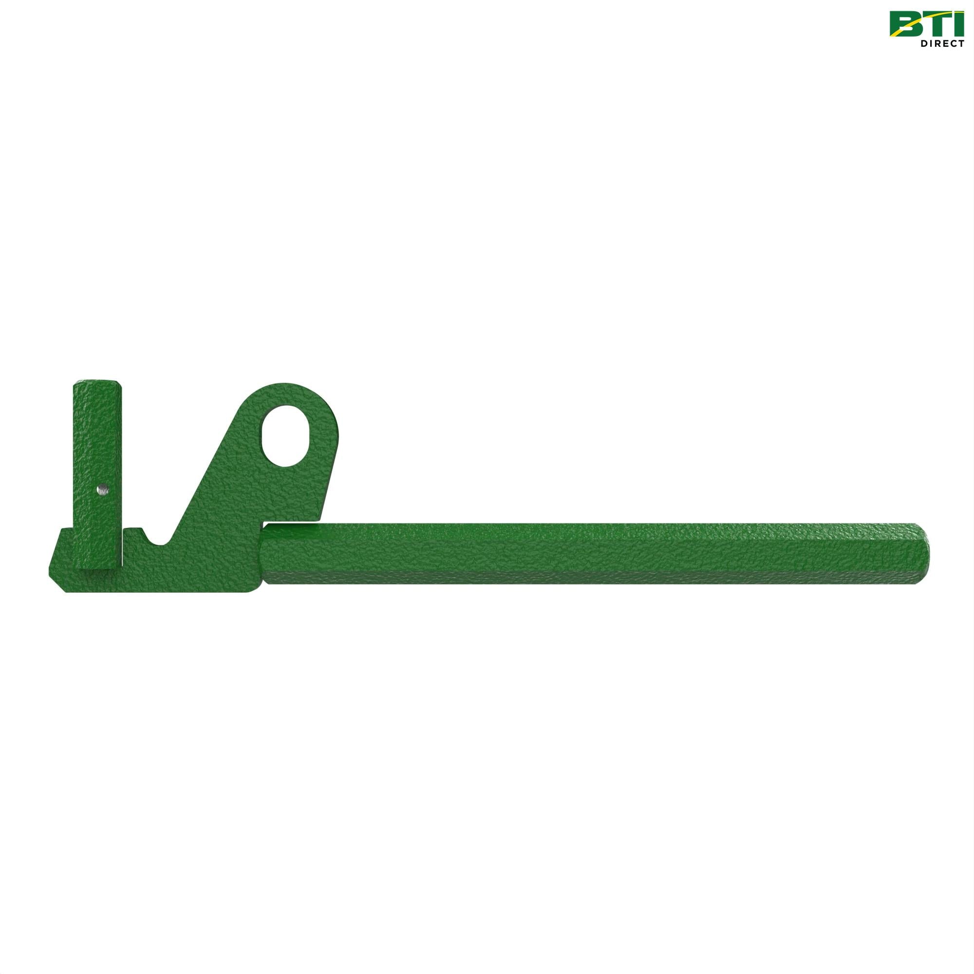 AXE11056: Front Draper Belt Tensioner Shaft, Left Side