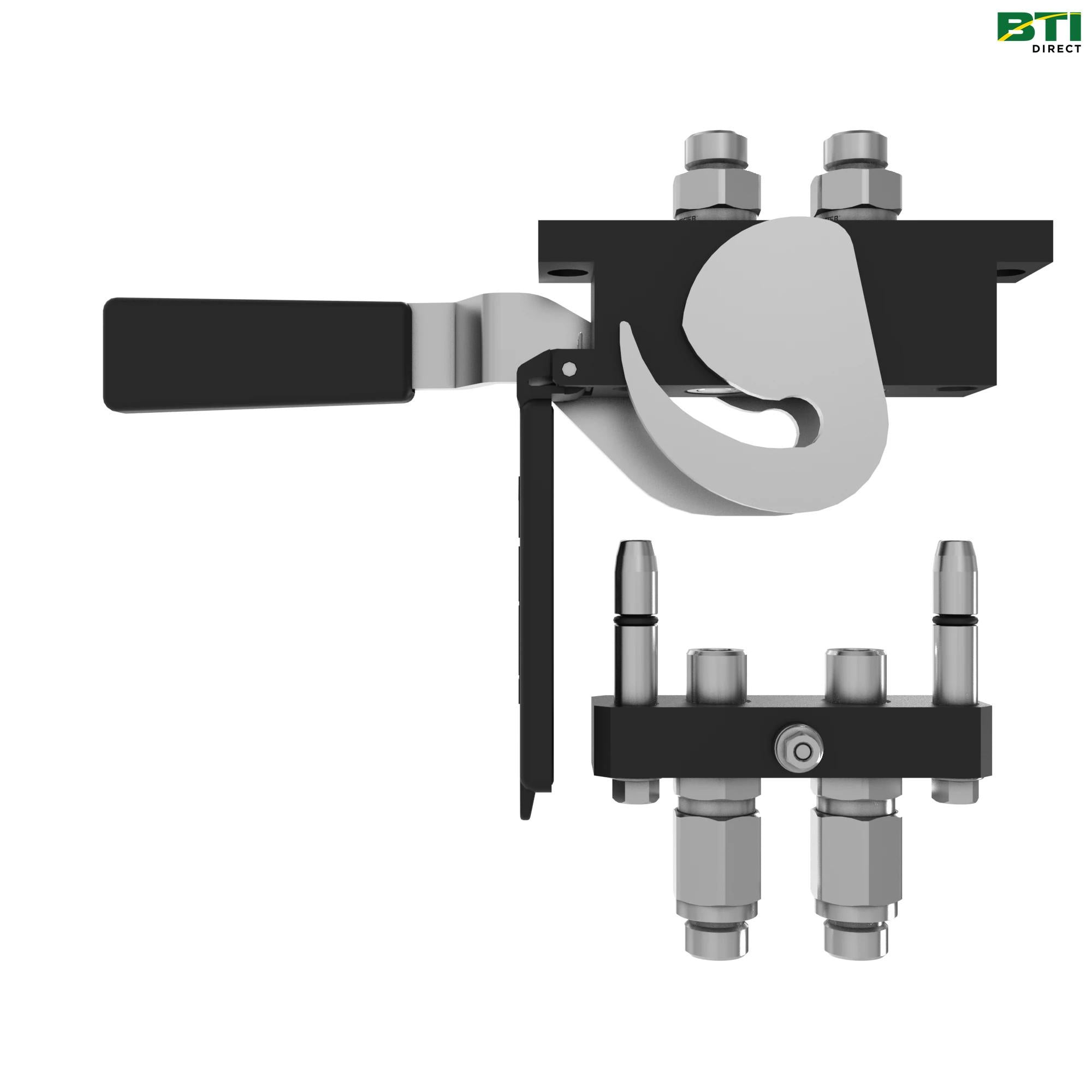 BW16132: Three Function Hydraulic Quick-Connect Coupler Attachment